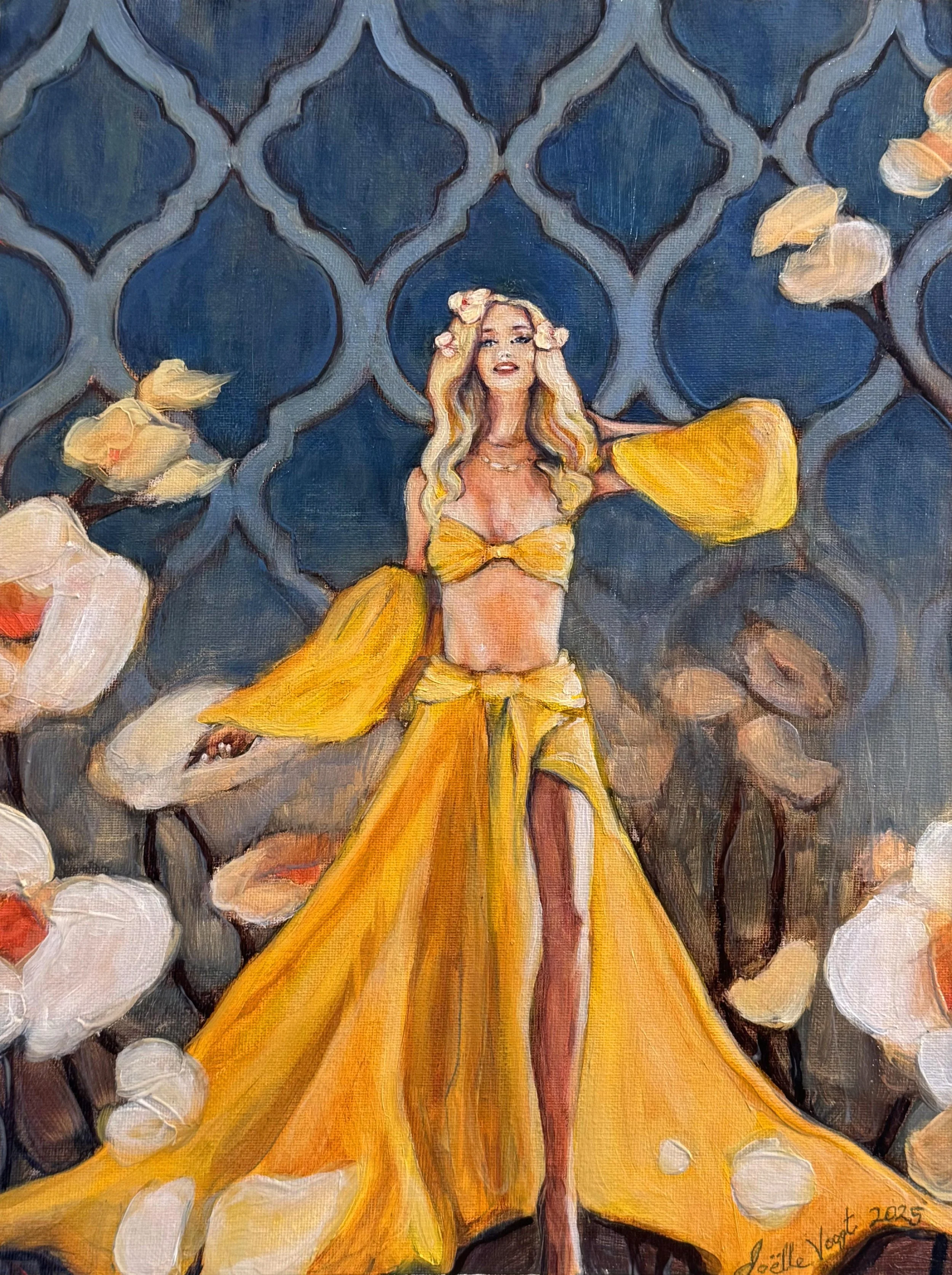 Orchids Dream (11"x15") Oil on Canvas