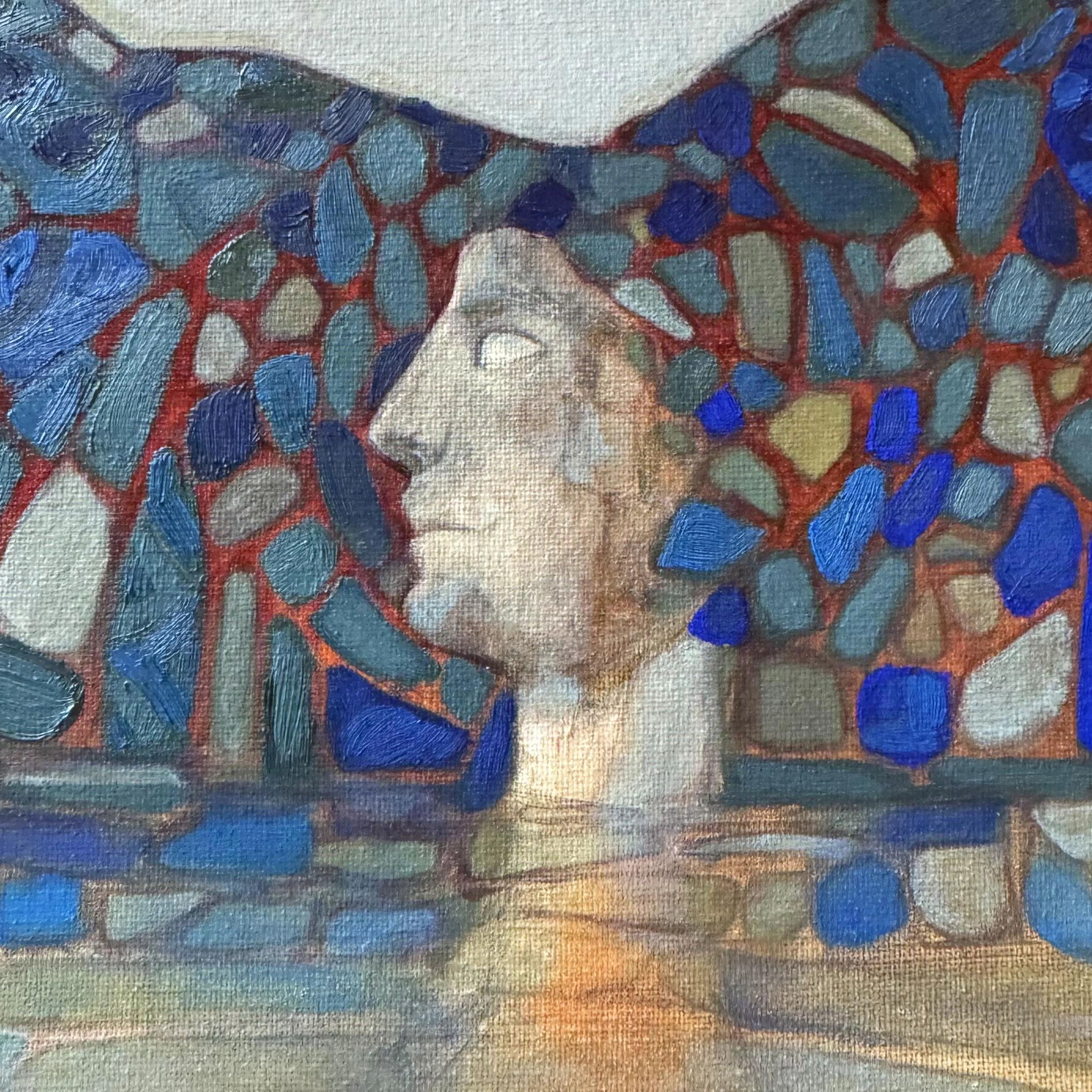 Timeless Tesserae (7"x7") Oil on Canvas