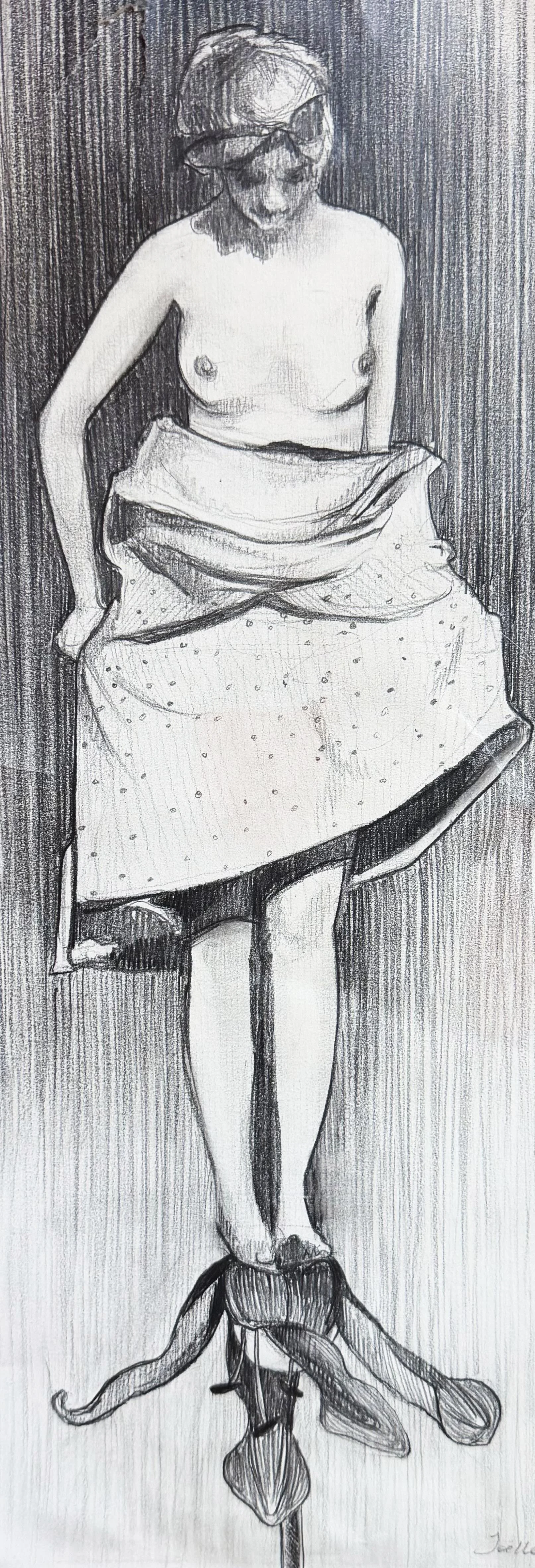 Dawn Awakenings (5”x15”) Graphite on Paper