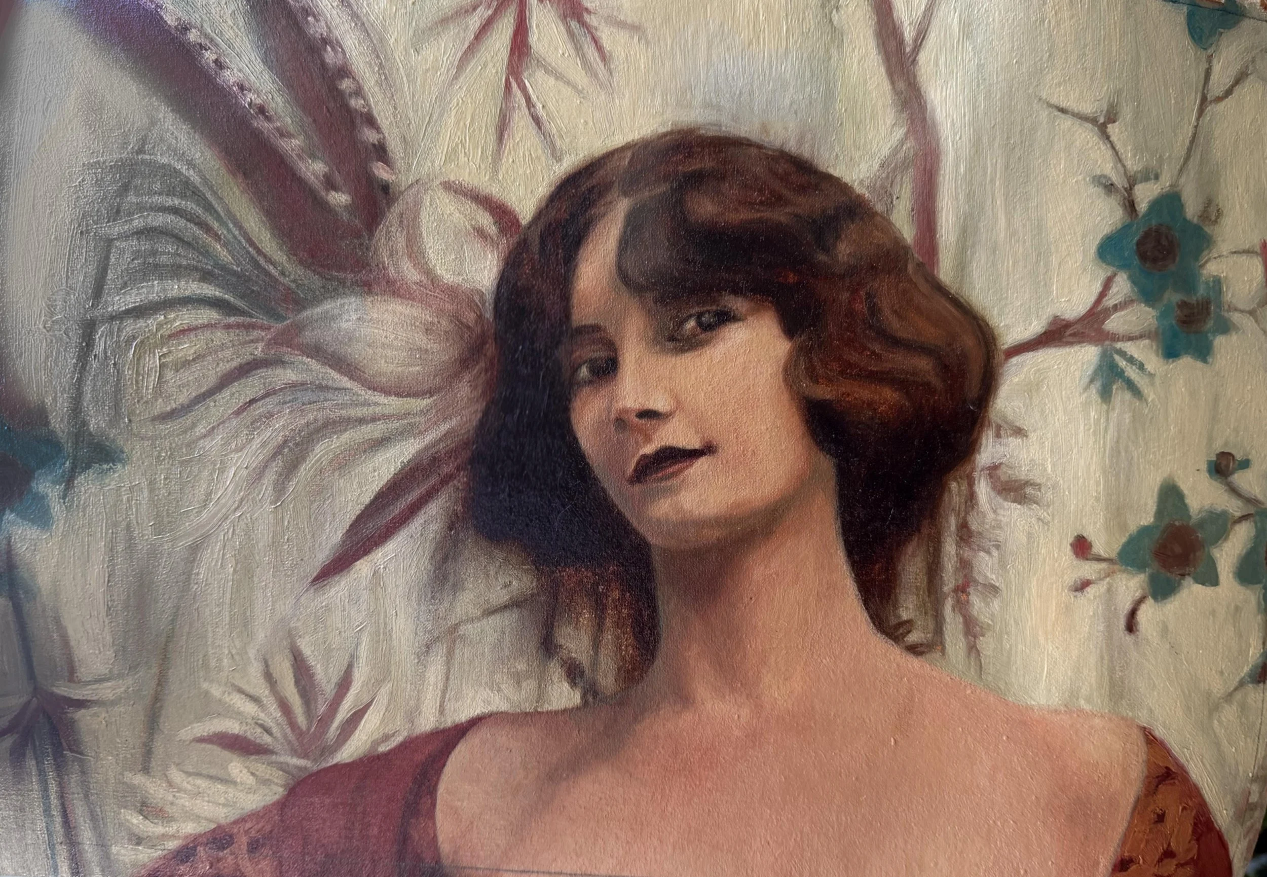 Deco with Tapestry () Oil on Canvas 