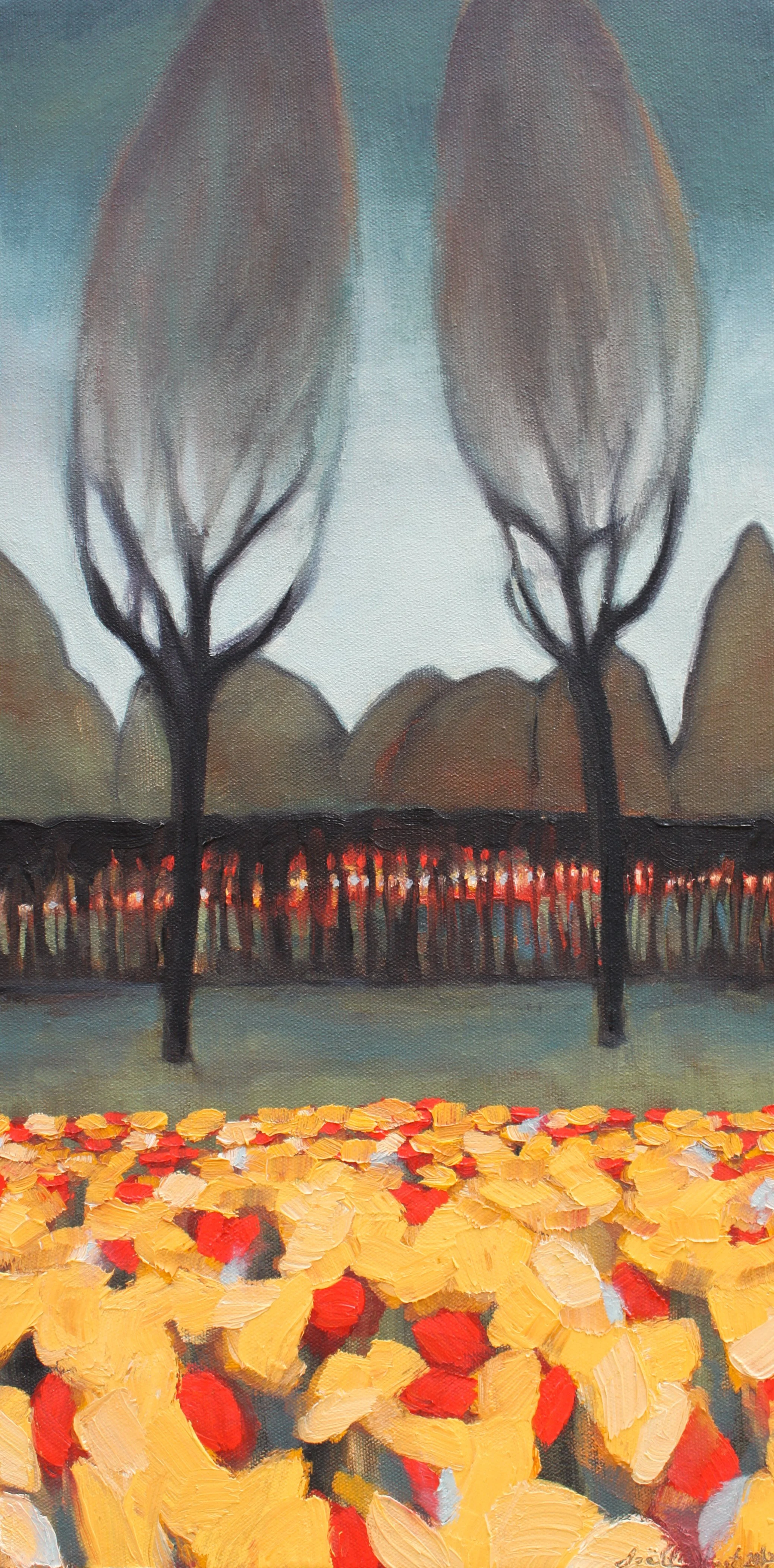 Keukenhof: Beyond Horizons (10" x 20") Oil on Canvas