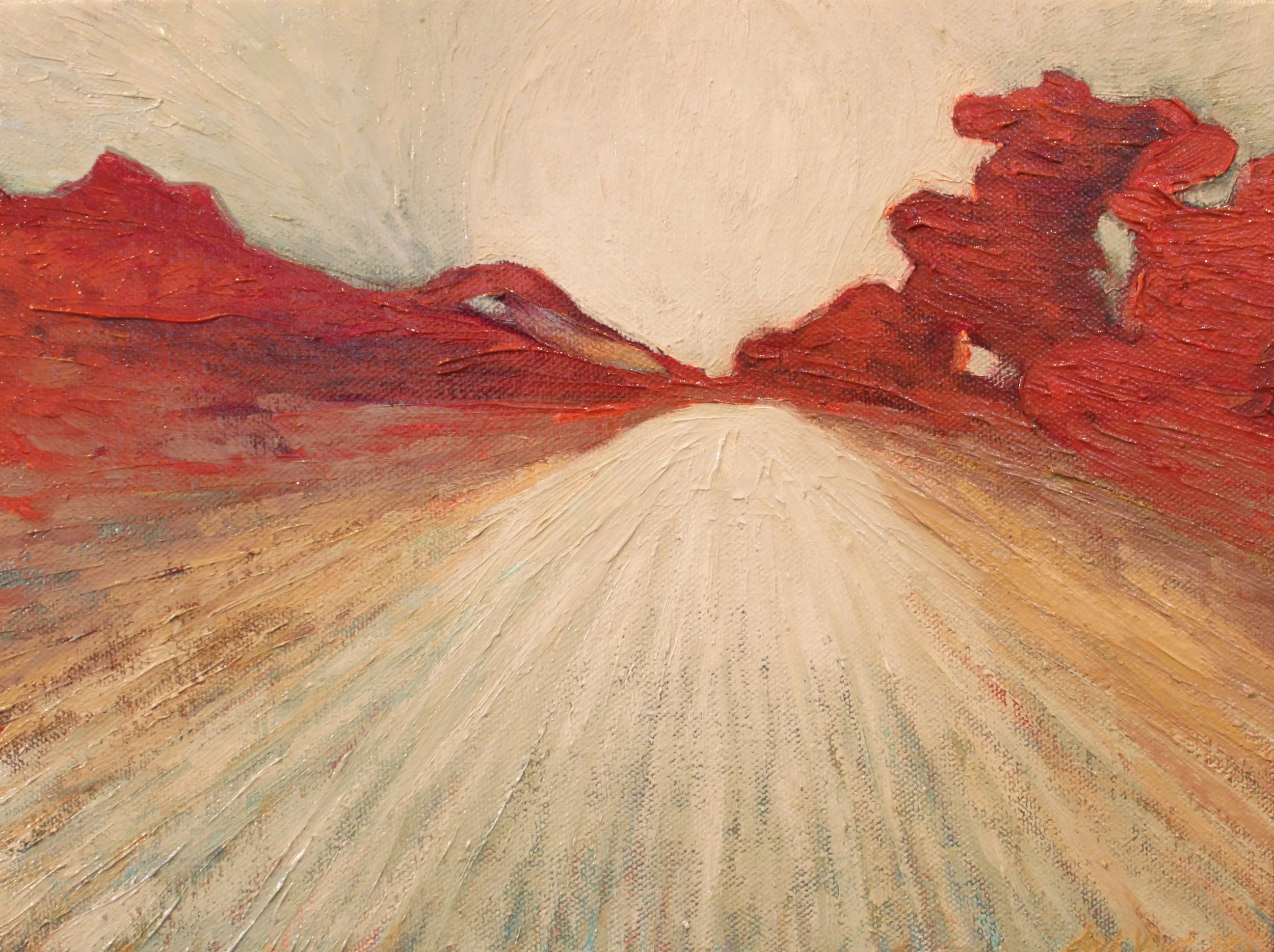 Road to Sienna (12" x 9") Oil on Canvas NFS