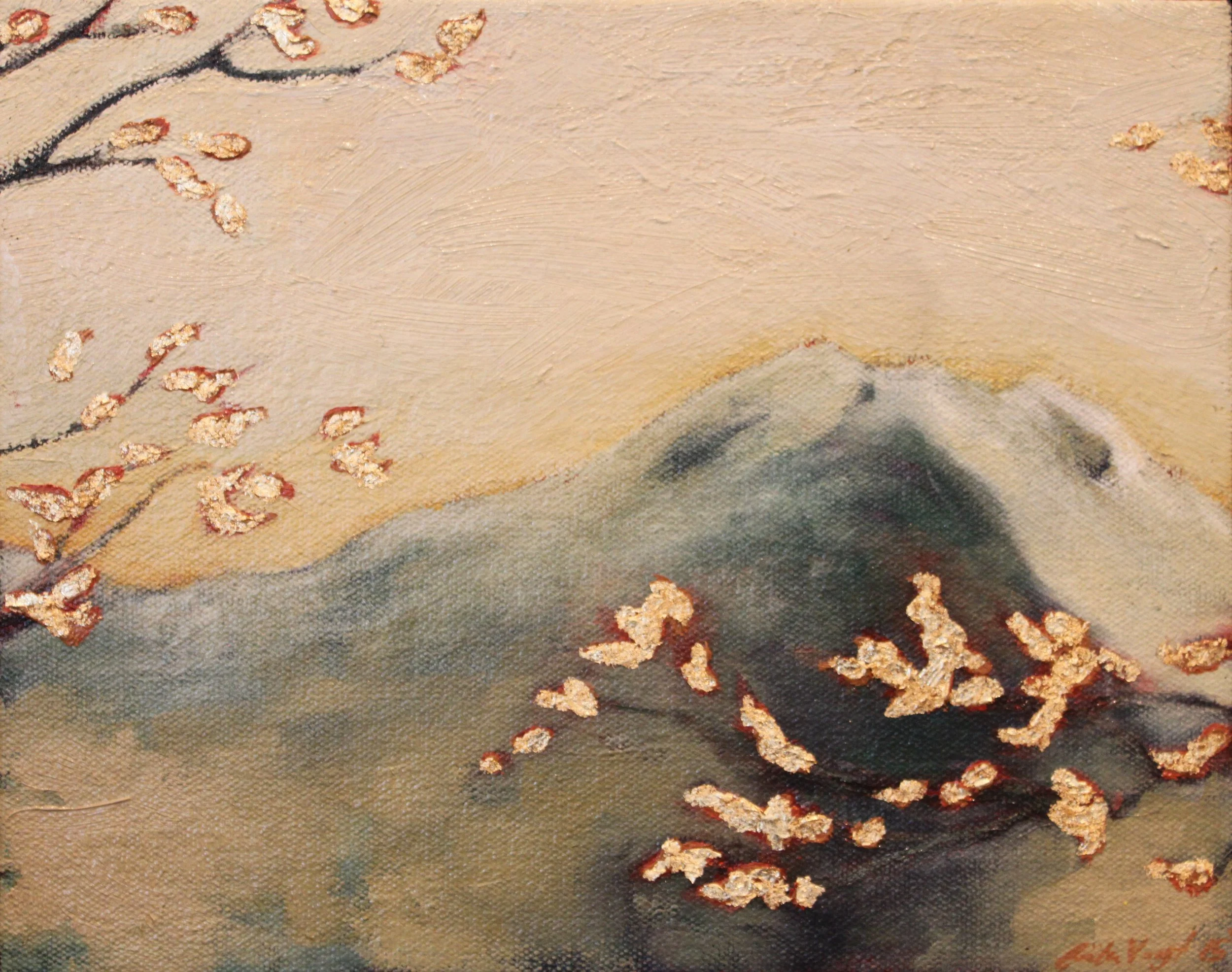 Study of Japanese Cherry Blossoms (10" x 8") NFS