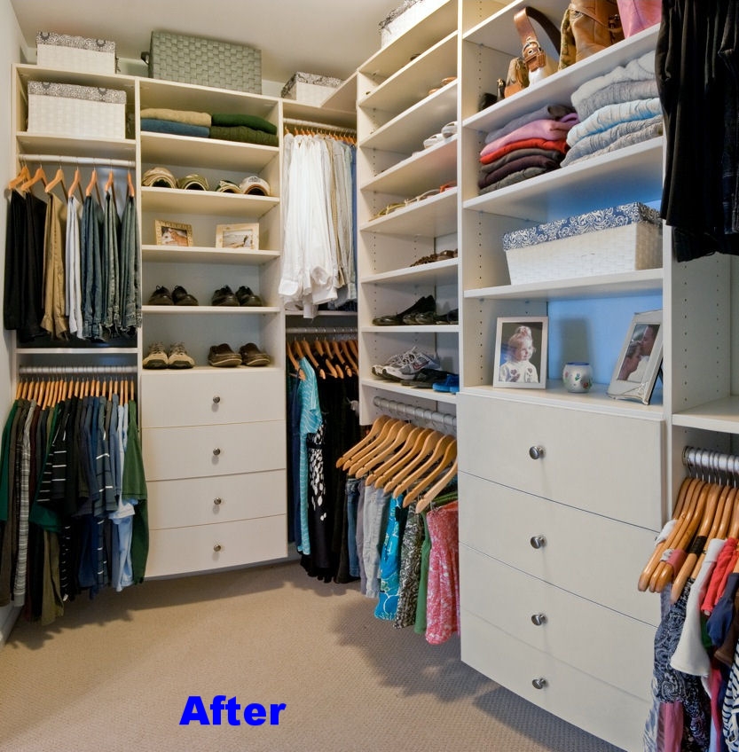 Master closet makeover