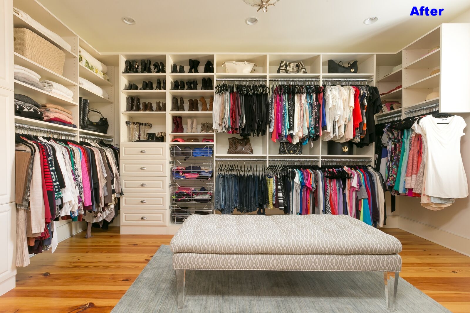 Master closet makeover