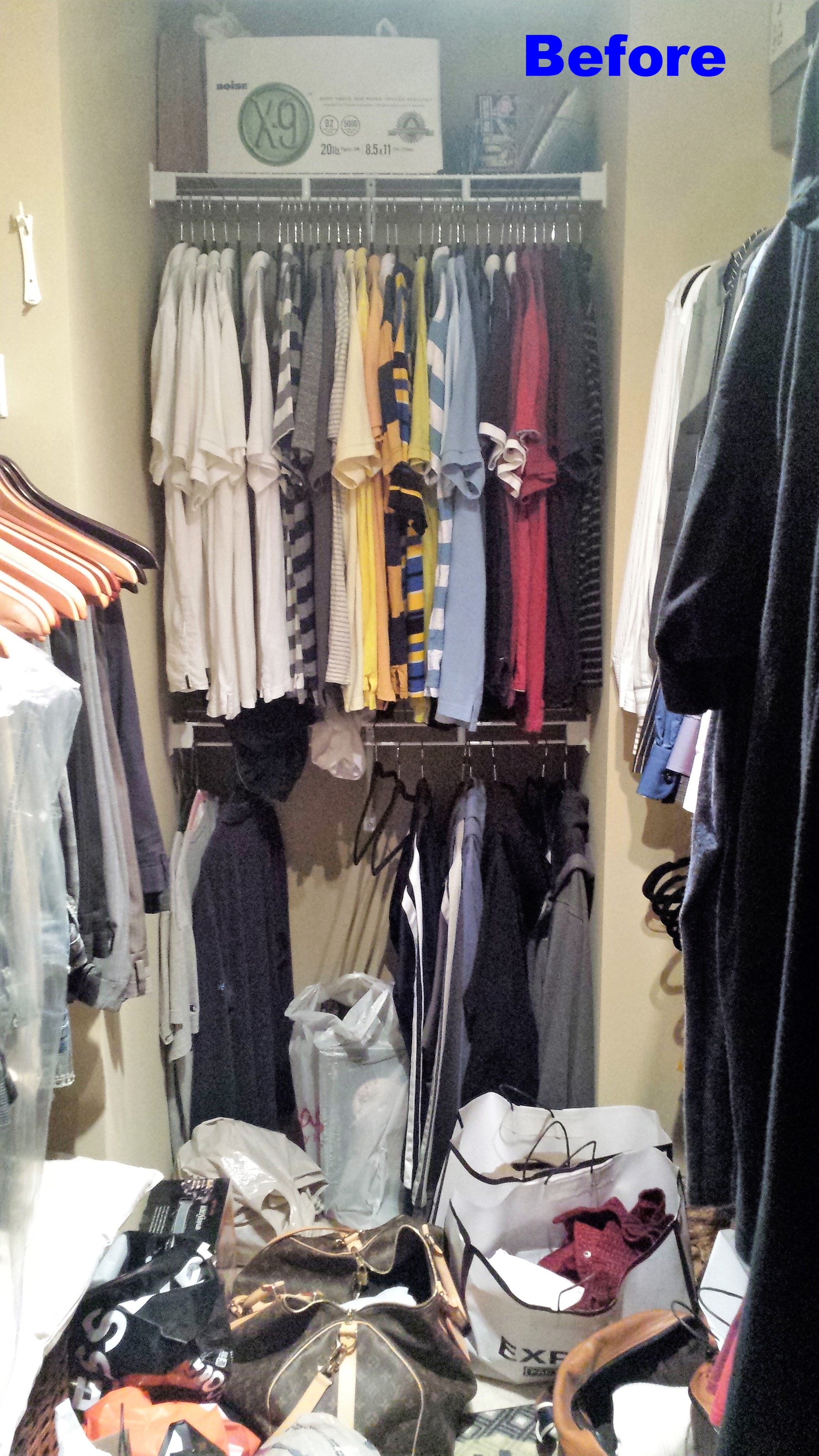 Men's closet