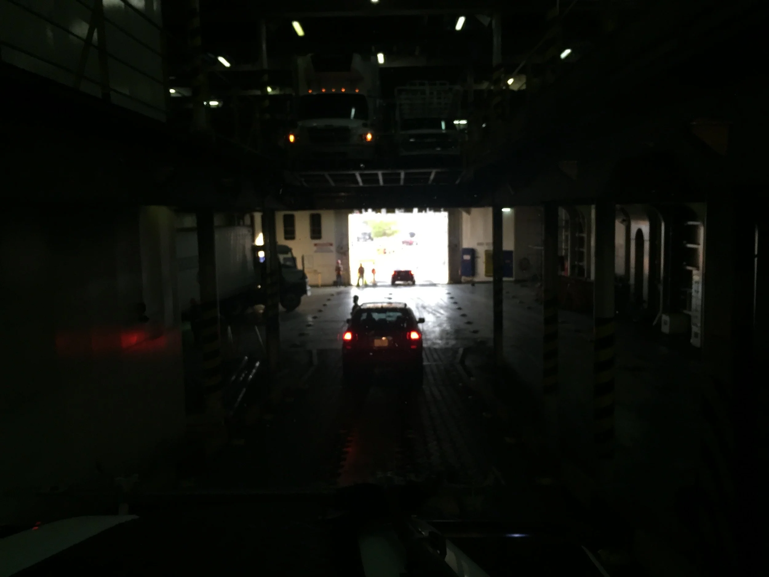 Leaving the Baja Ferry