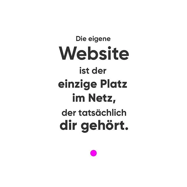 Wie oft habe ich bei Kundenprojekten schon geh&ouml;rt: &bdquo;ach ne Website brauchen wir nicht. Zu oldschool, wir sind doch in Socialmedia vertreten...&ldquo; Grob fahrl&auml;ssig meiner Meinung nach. Wo leitet man den Search Traffic hin? Den Traff