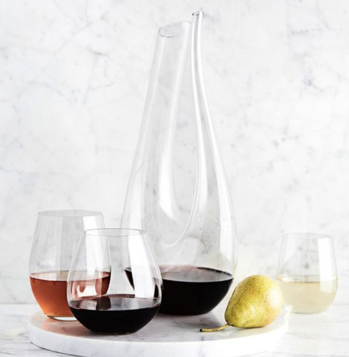 Wine Splurge: Riedel Wine Glasses with Venetian Inspired Colored