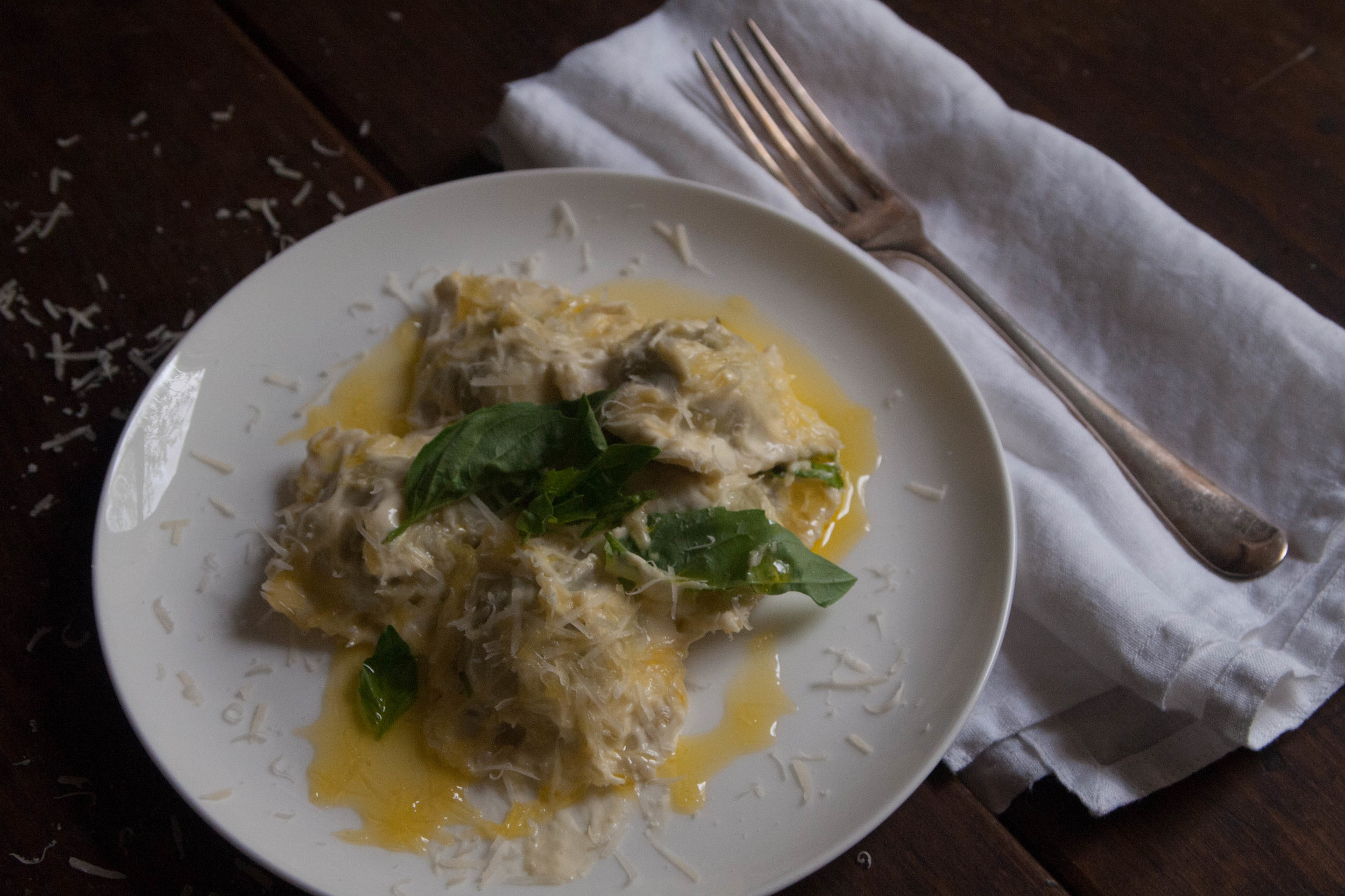 Spinach & Ricotta Ravioli