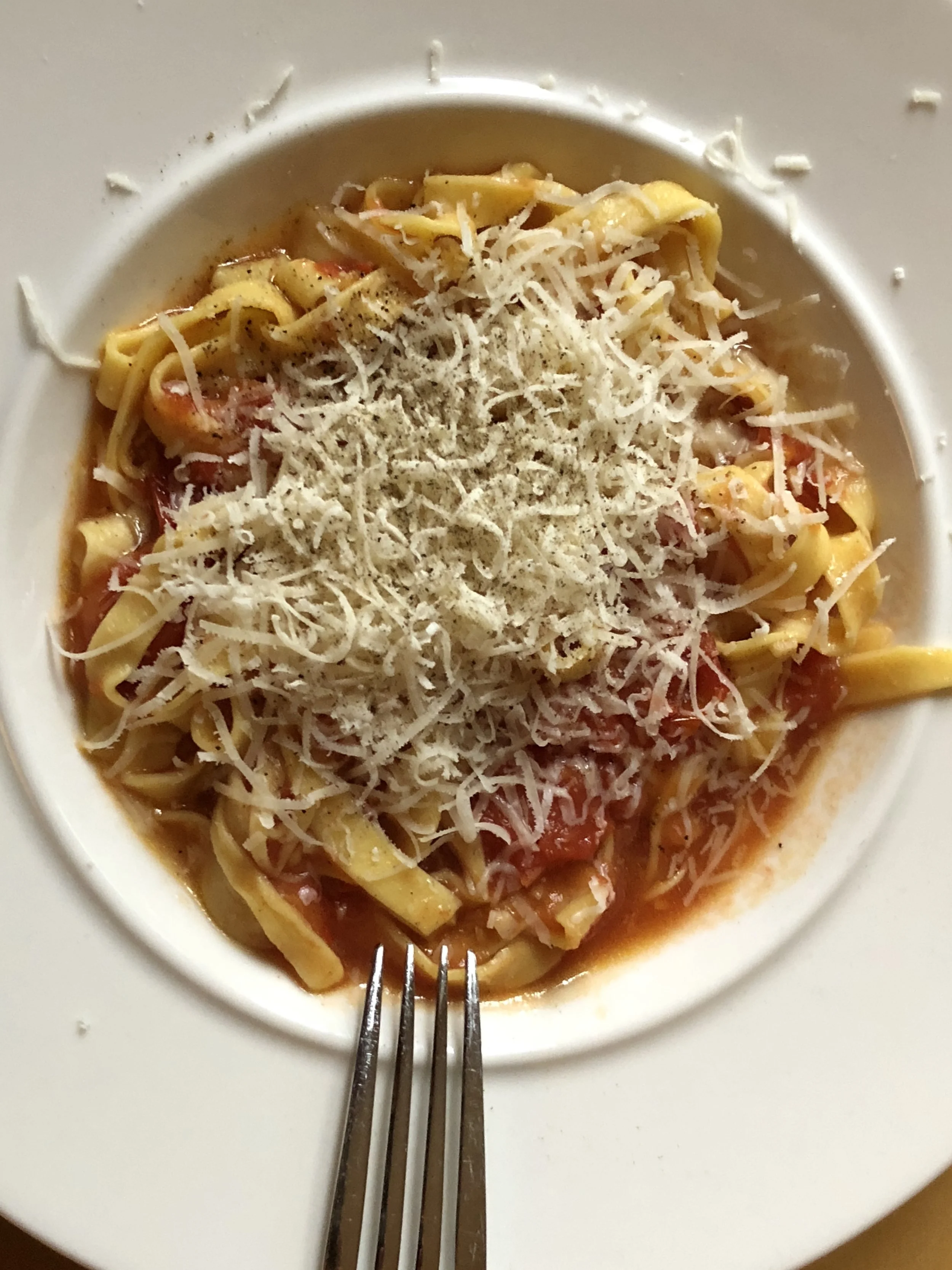 Tagliatelle with Tomato Sauce