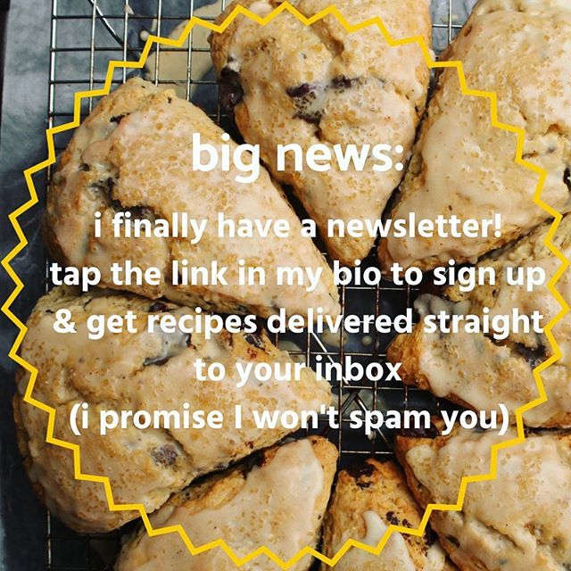 I finally have a newsletter (and it only took me two years 😂). Sign up at the link in my bio to get recipes delivered straight to your inbox. We all know you love getting emails. PS: you have to confirm the subscription in your inbox 💕 #messycookin