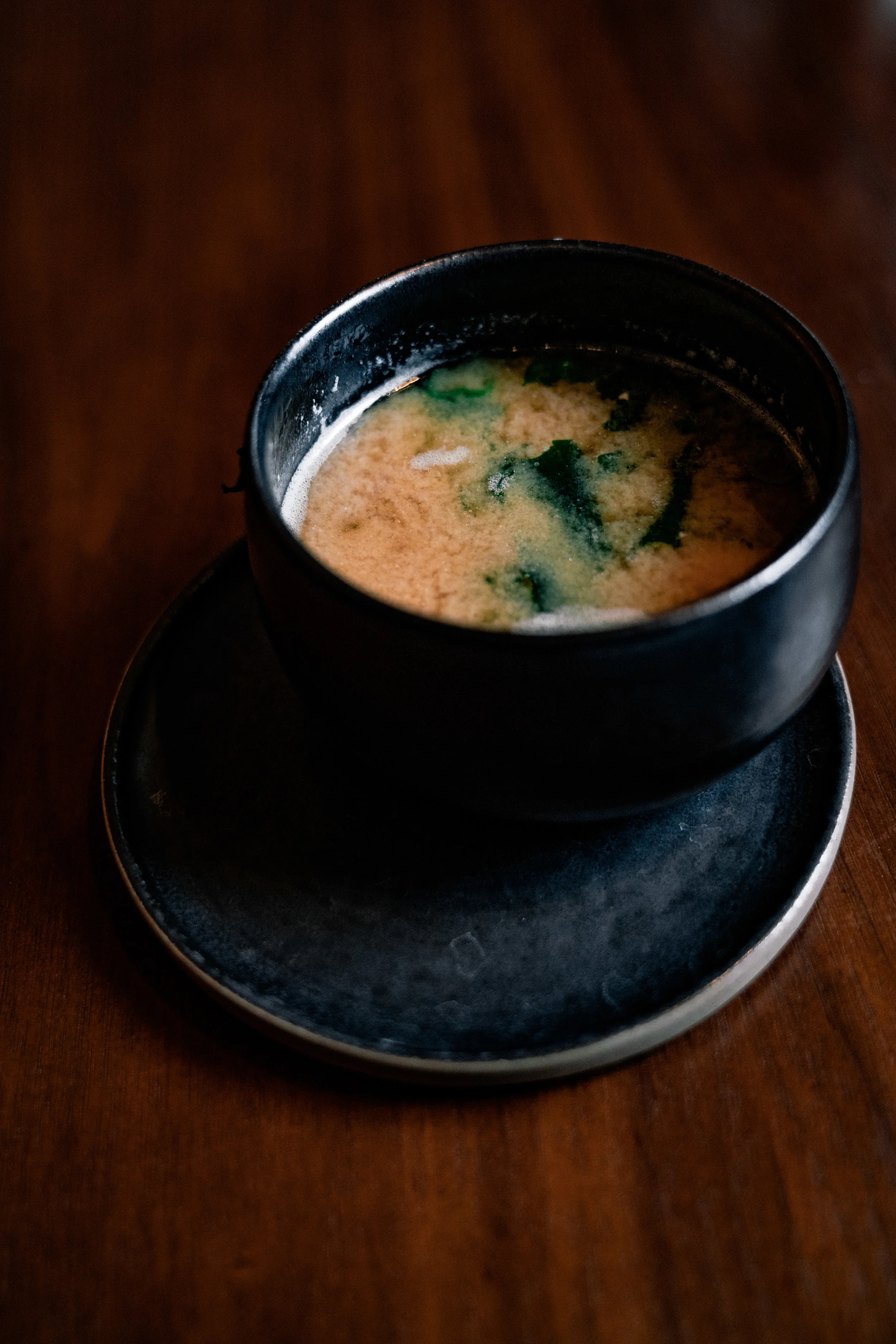 Wakame tofu miso soup