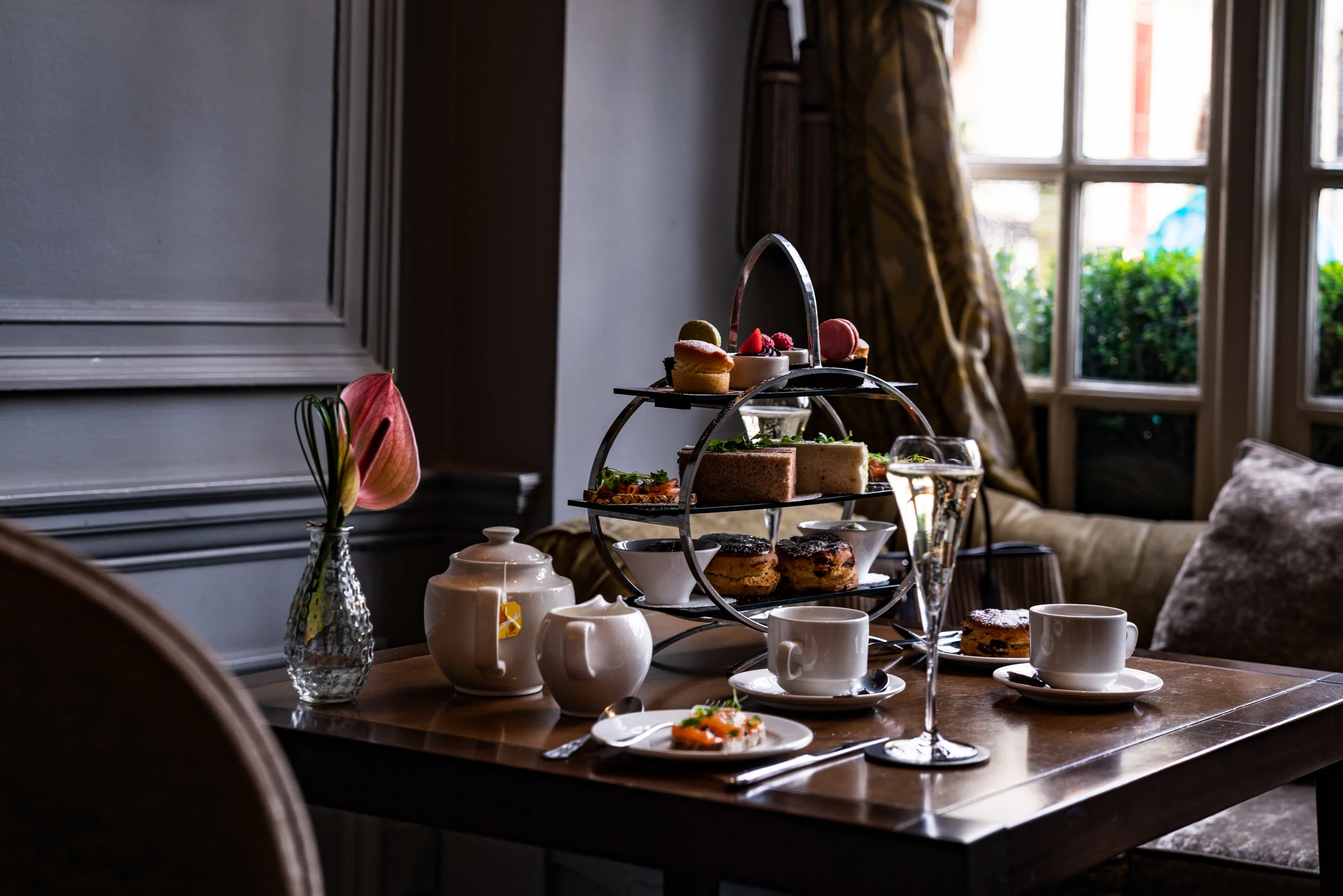 Afternoon tea at Castle Hotel MGallery Sofitel Windsor
