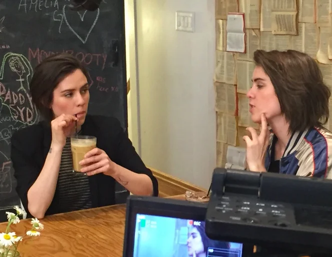Tegan & Sara at Fika Cafe.