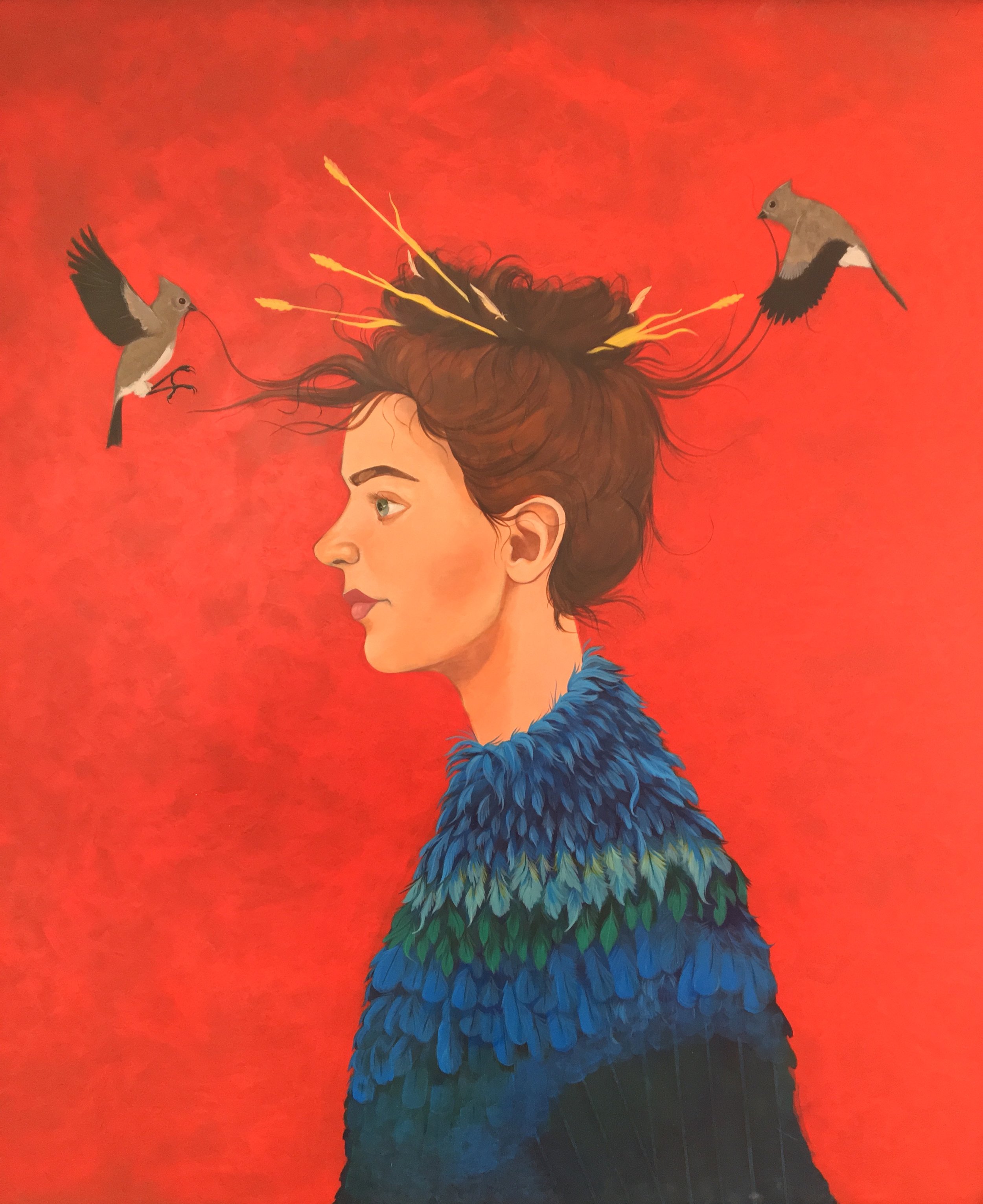  36” x 36” Acrylic on Board 2018 (SOLD) 