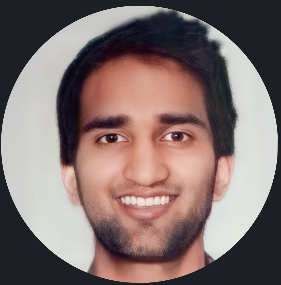 Asian man smiling