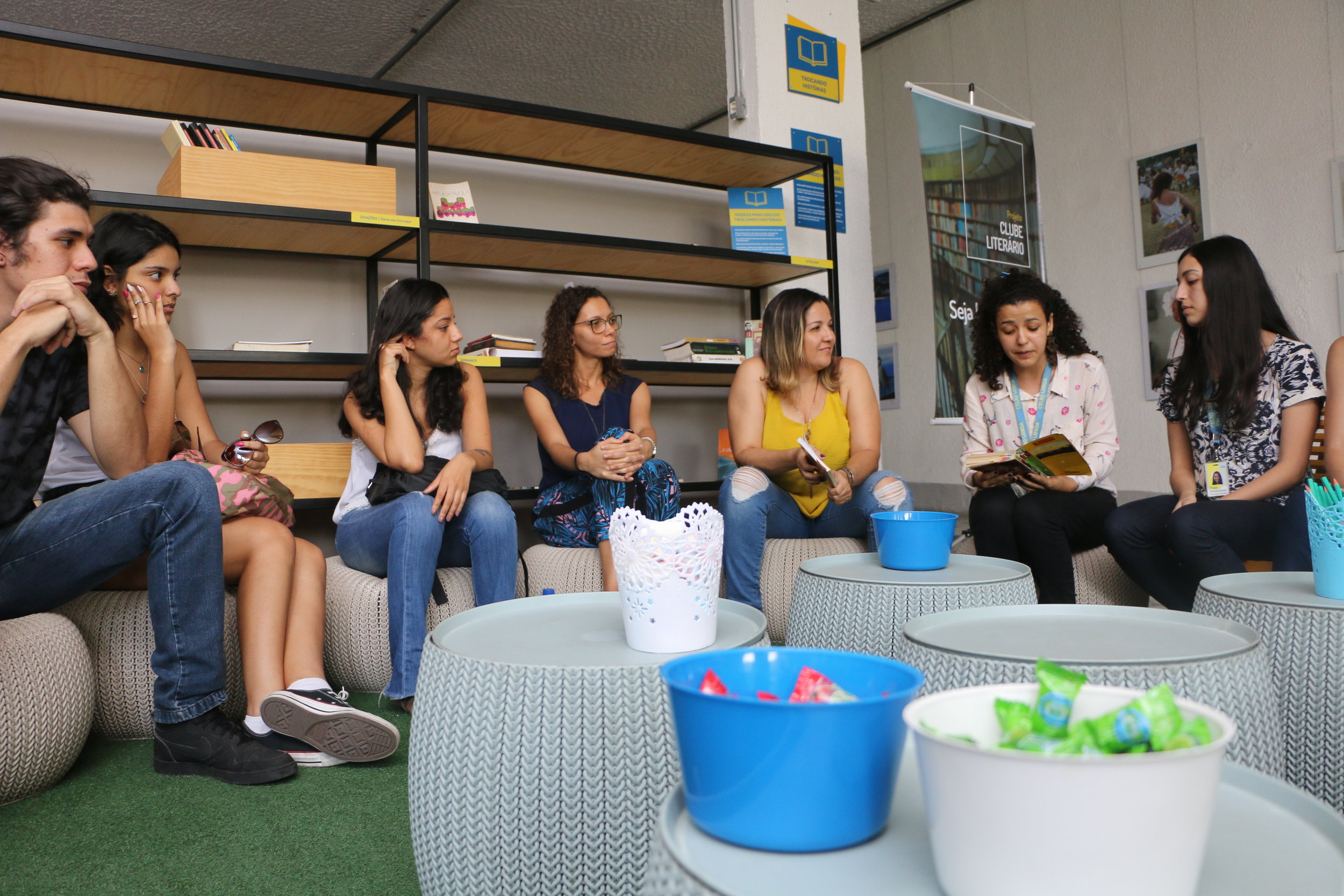 Primeiro encontro do Clube Literário