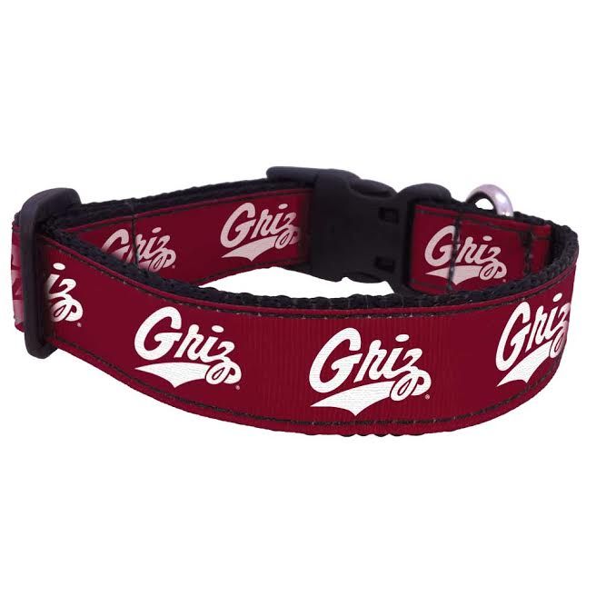 Sport the Griz wear classy collar year round, ask about personalize tags while you wait.