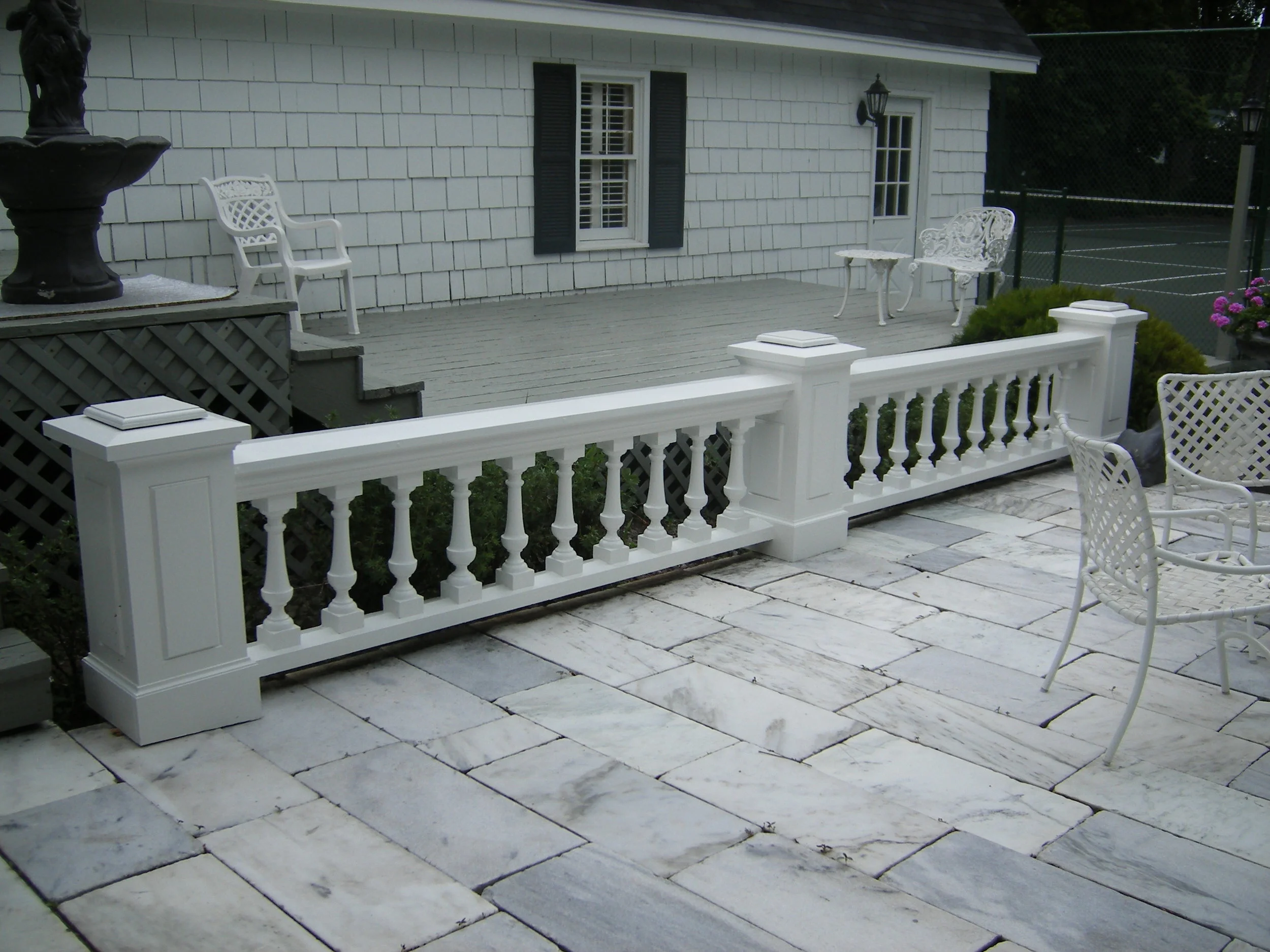 Custom Made Exterior Patio Railing