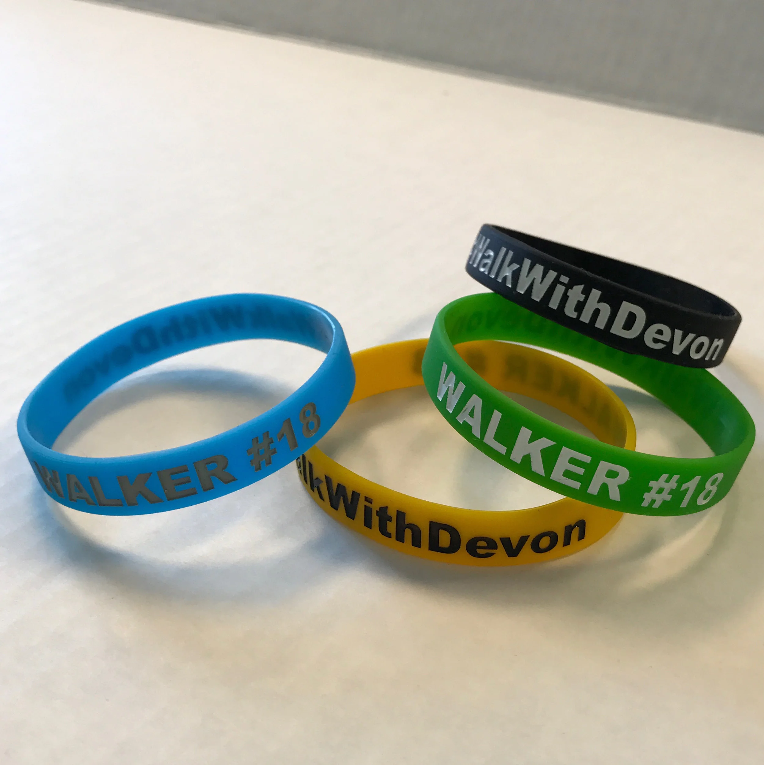 #walkwithdevon Wristband