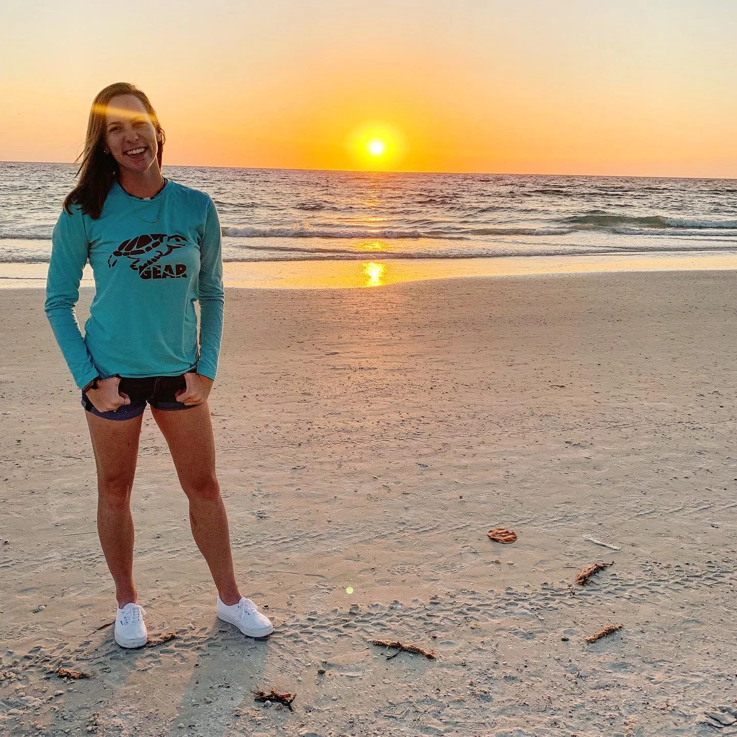 Greer Huss, Ambassador Born and raised in Florida, with no intentions of leaving any time soon, her strongest attraction to Turtle Gear is the charity contributions. She enjoys being a camp director helping kids achieve excellence in sports, and has a strong passion for all athletics with a future profession in Exercise Science.