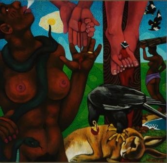 Terrence Patrick (b.1944) The Ring Oil on Board