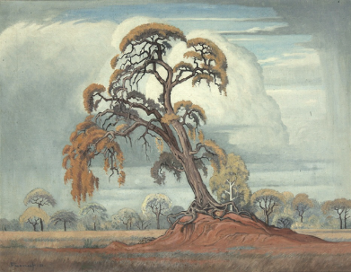 J H Pierneef, Untitled (1951), oil on canvas