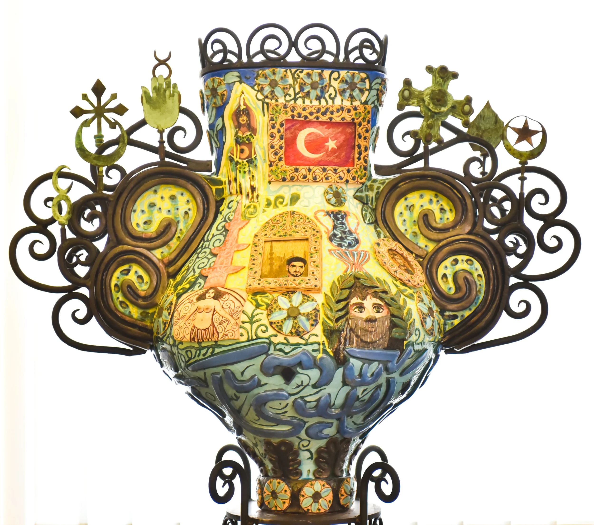 Hendrik Stroebel,  Pleasures and Treasures  (detail), mixed media