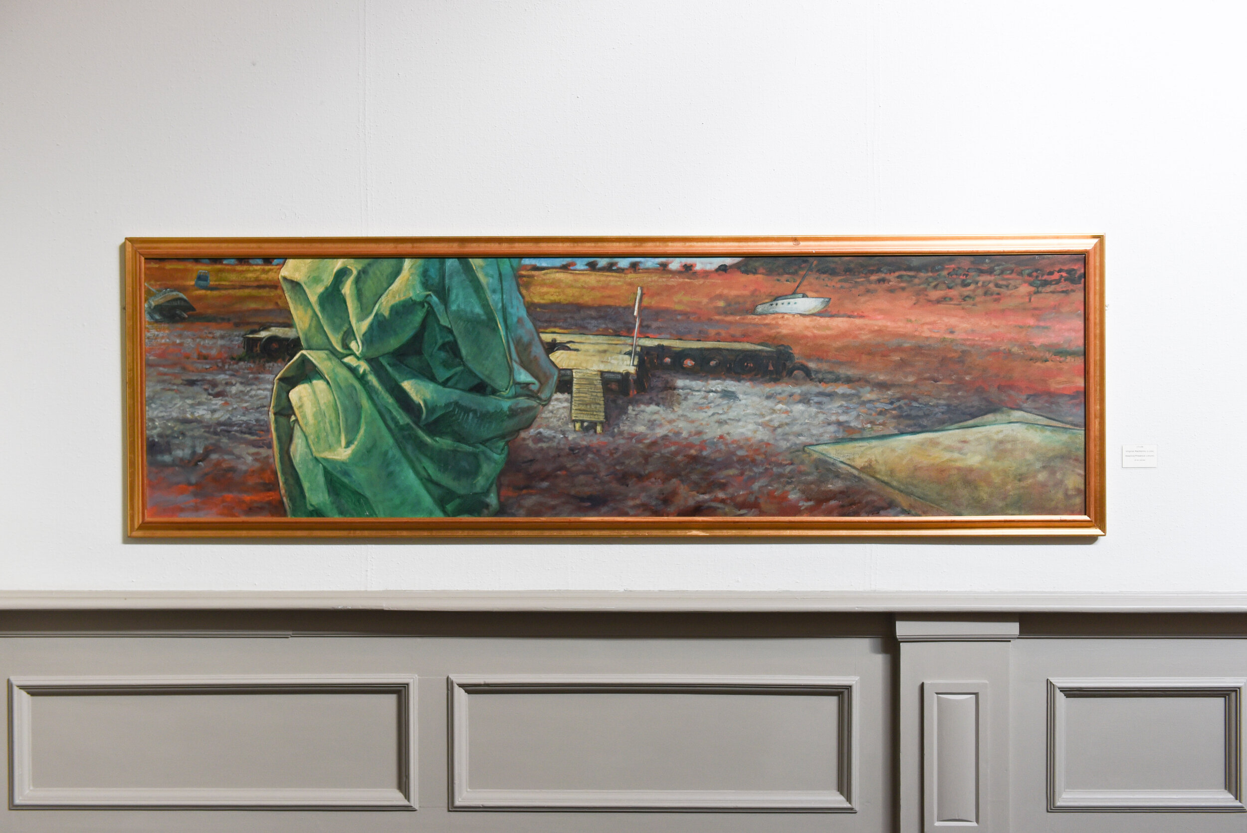 Virginia MacKenny,  Absence/Presence , oil on canvas