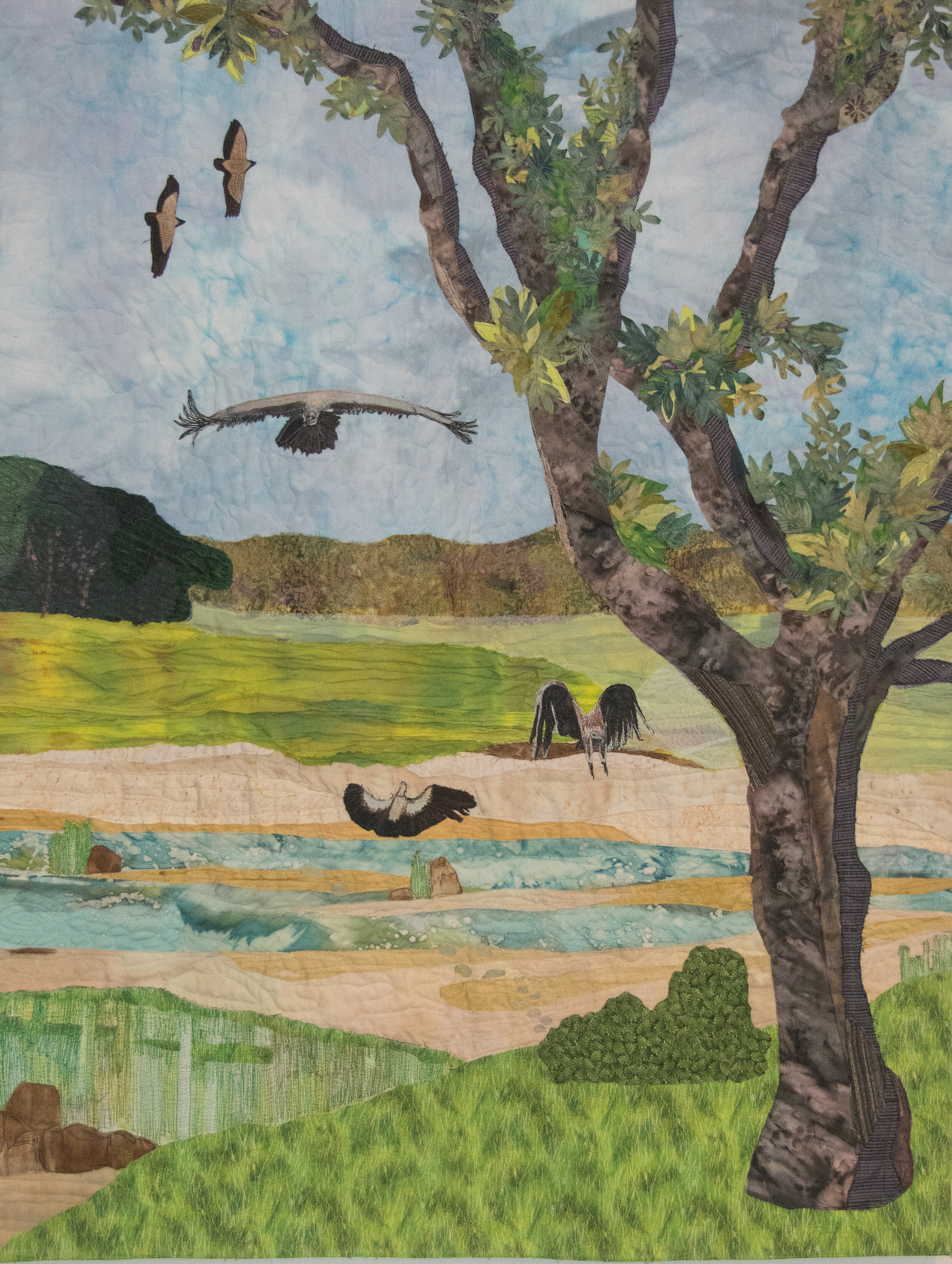 Helga Beaumont On the Banks of the Sand River: the rain tree