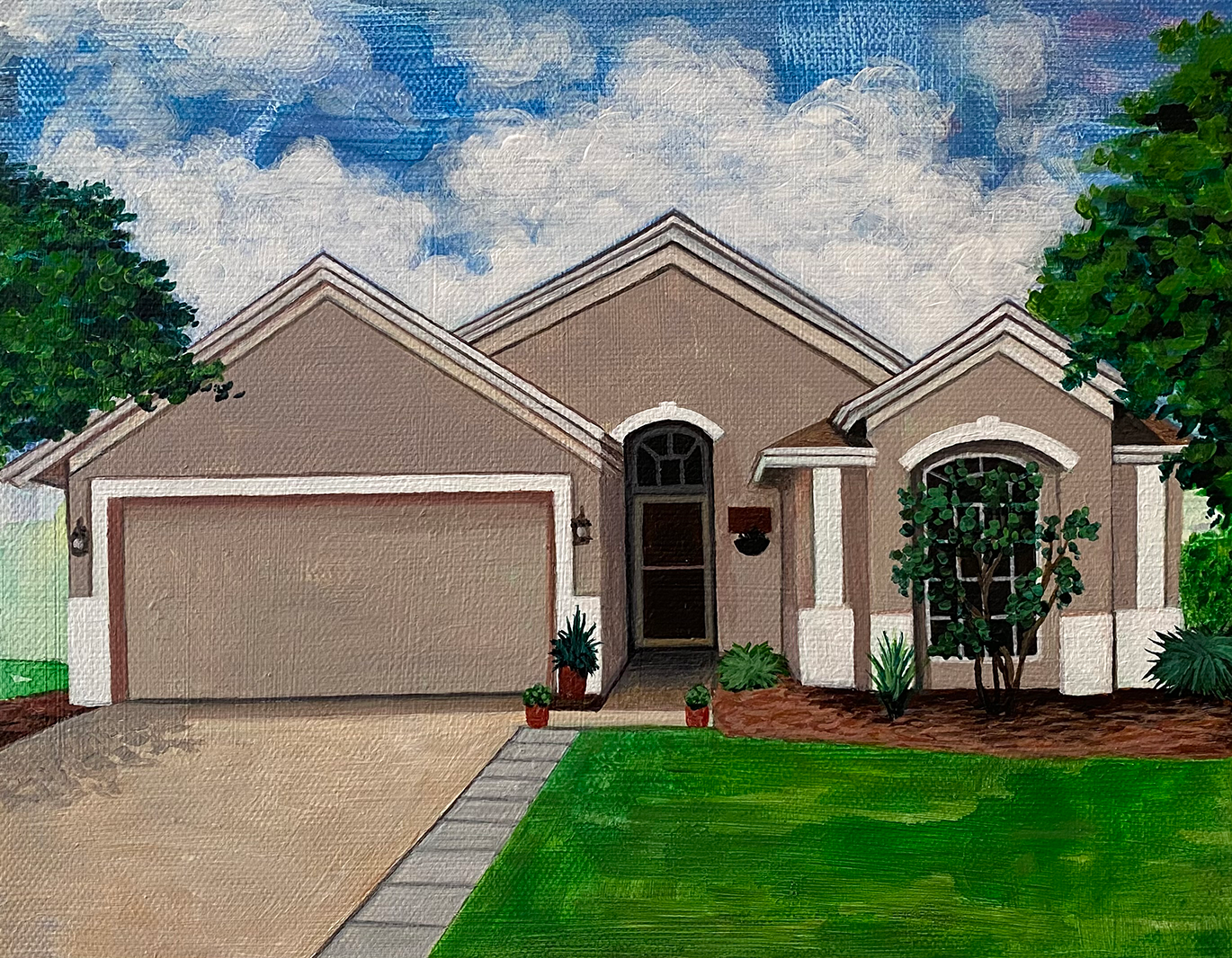 House Portrait Classic - Canvas