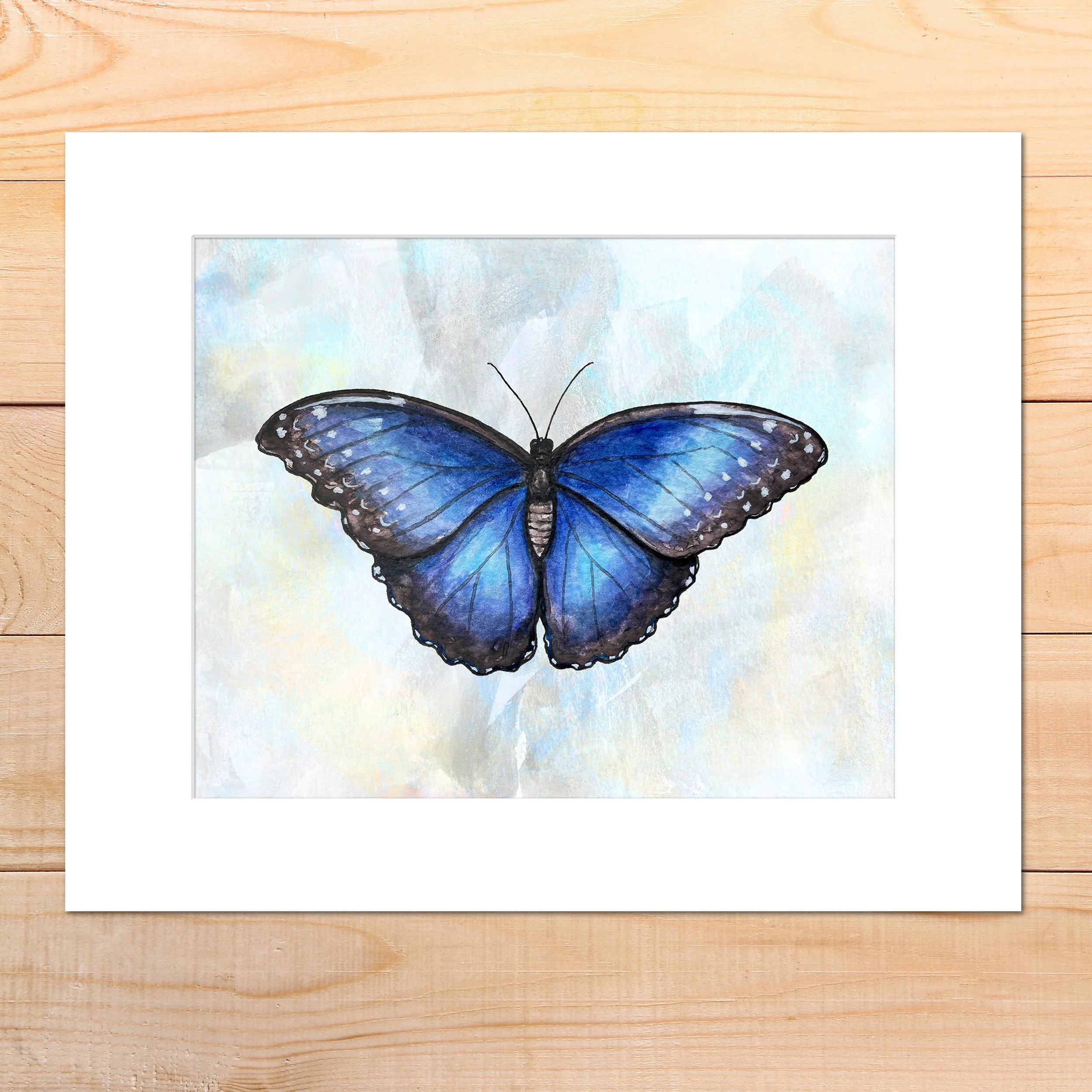 Blue Morpho matted.jpg