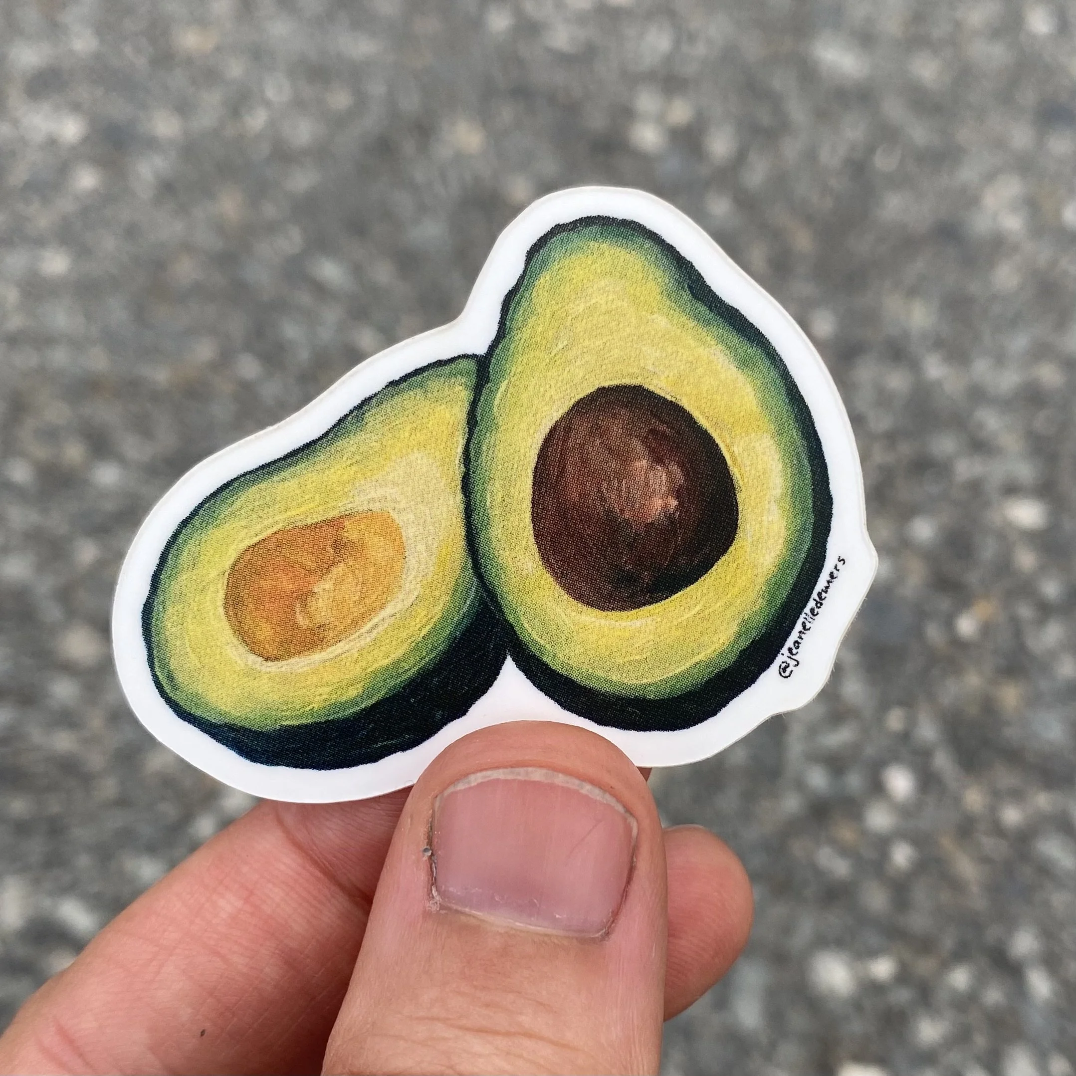 Avocado Sticker