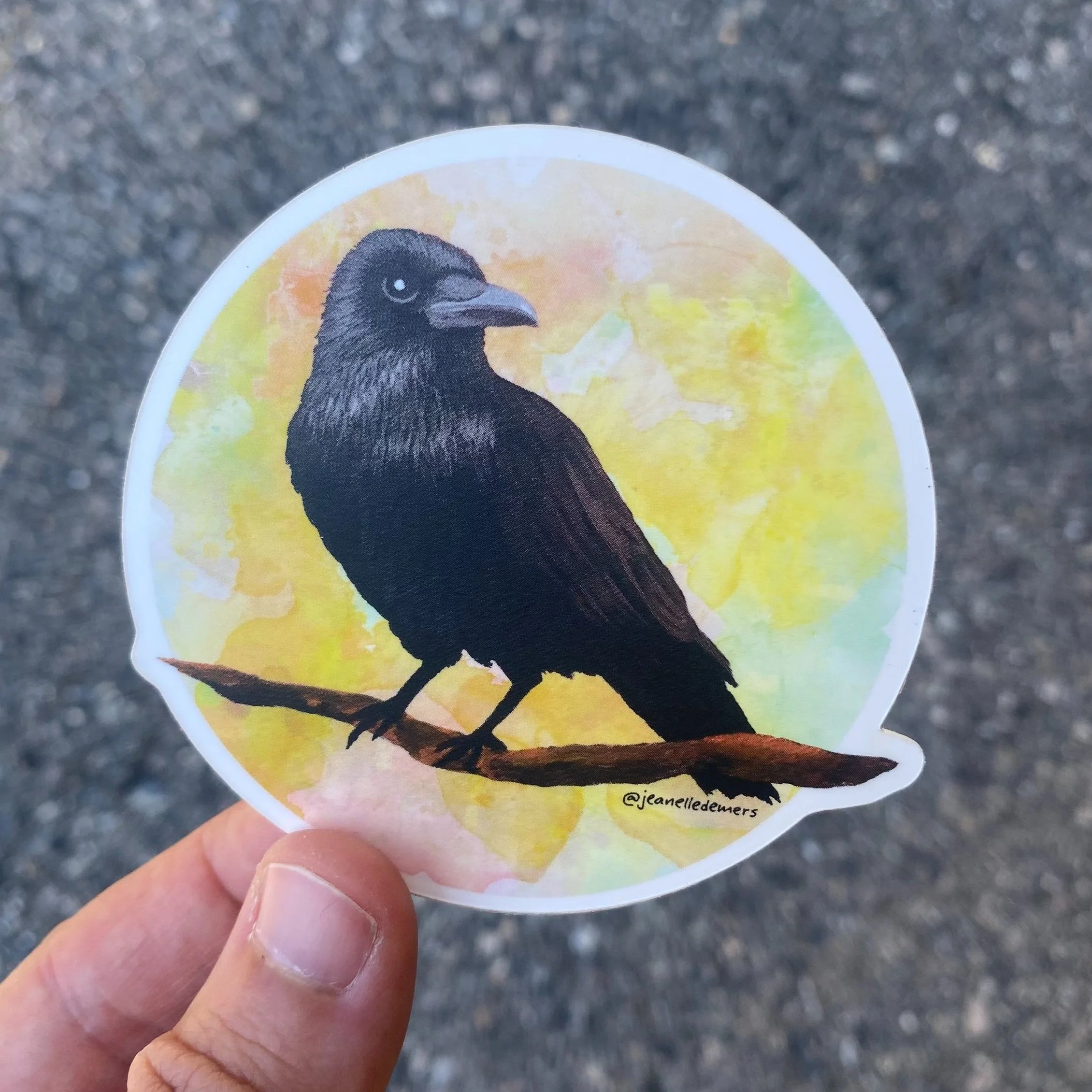 Crow Sticker
