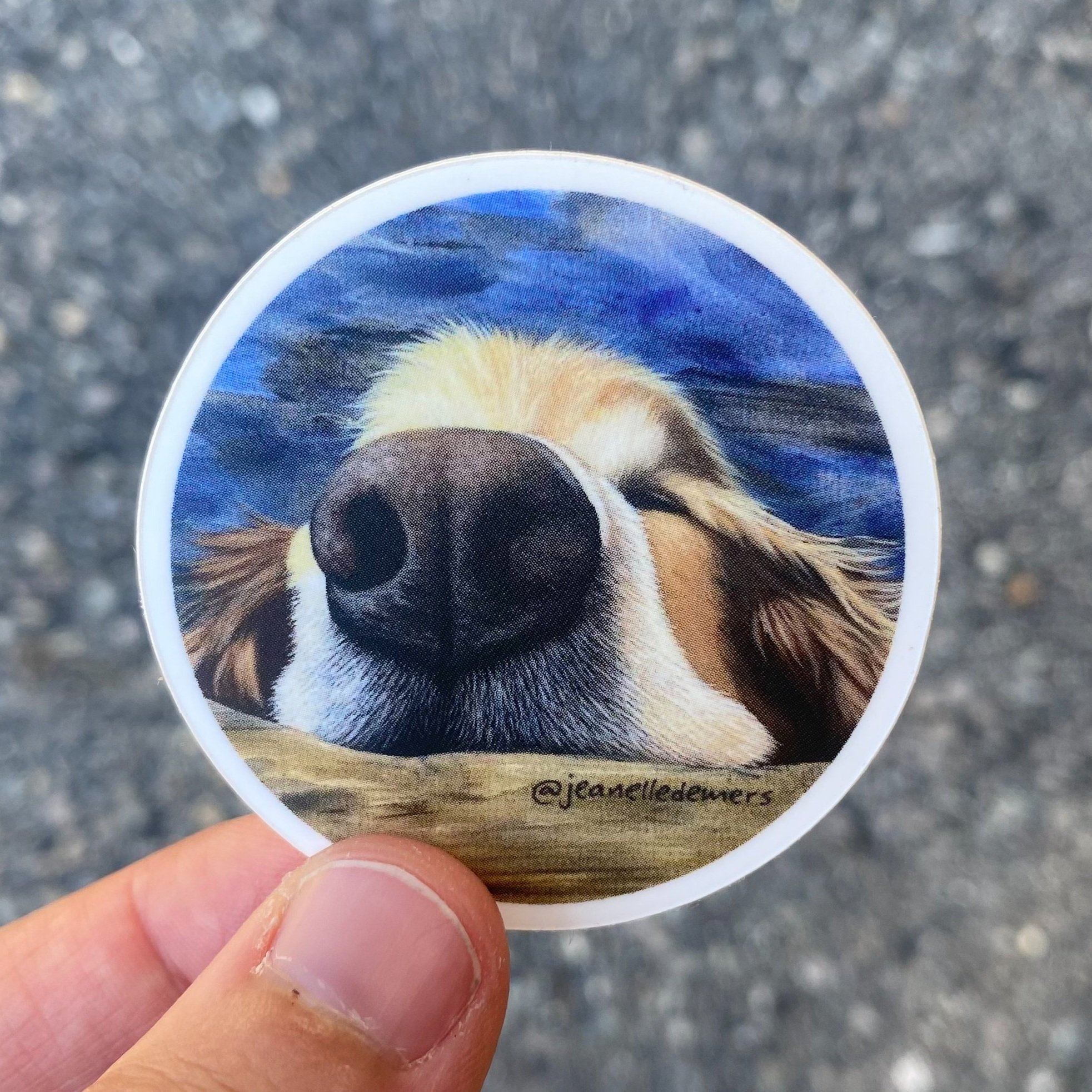 Sleepy Golden Sticker