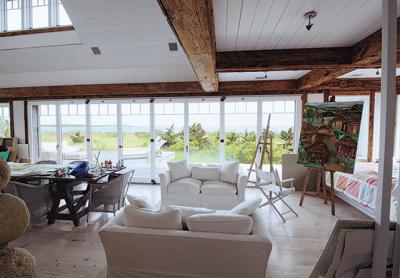 The late Francis Fleetwood was on Forbes magazine’s 2001 list of leading architects, which called him “the architect for the A-list in the Hamptons.” He believed the shingle style was the truly indigenous architecture of the United States. Among the 200 shingled, sprawling houses he designed, one on Georgica Pond had 14 bathrooms within its 25,000 square feet. But he also renovated a tiny, felicitously situated, 500-square foot, artist’s studio for a friend. Photo: Durell Godfrey