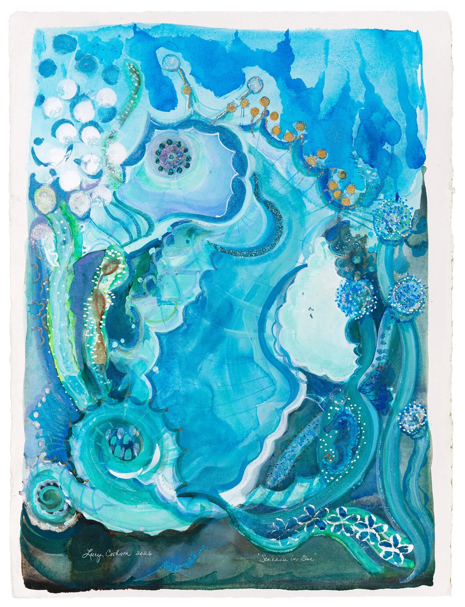 Seahorse In Blue, 2026