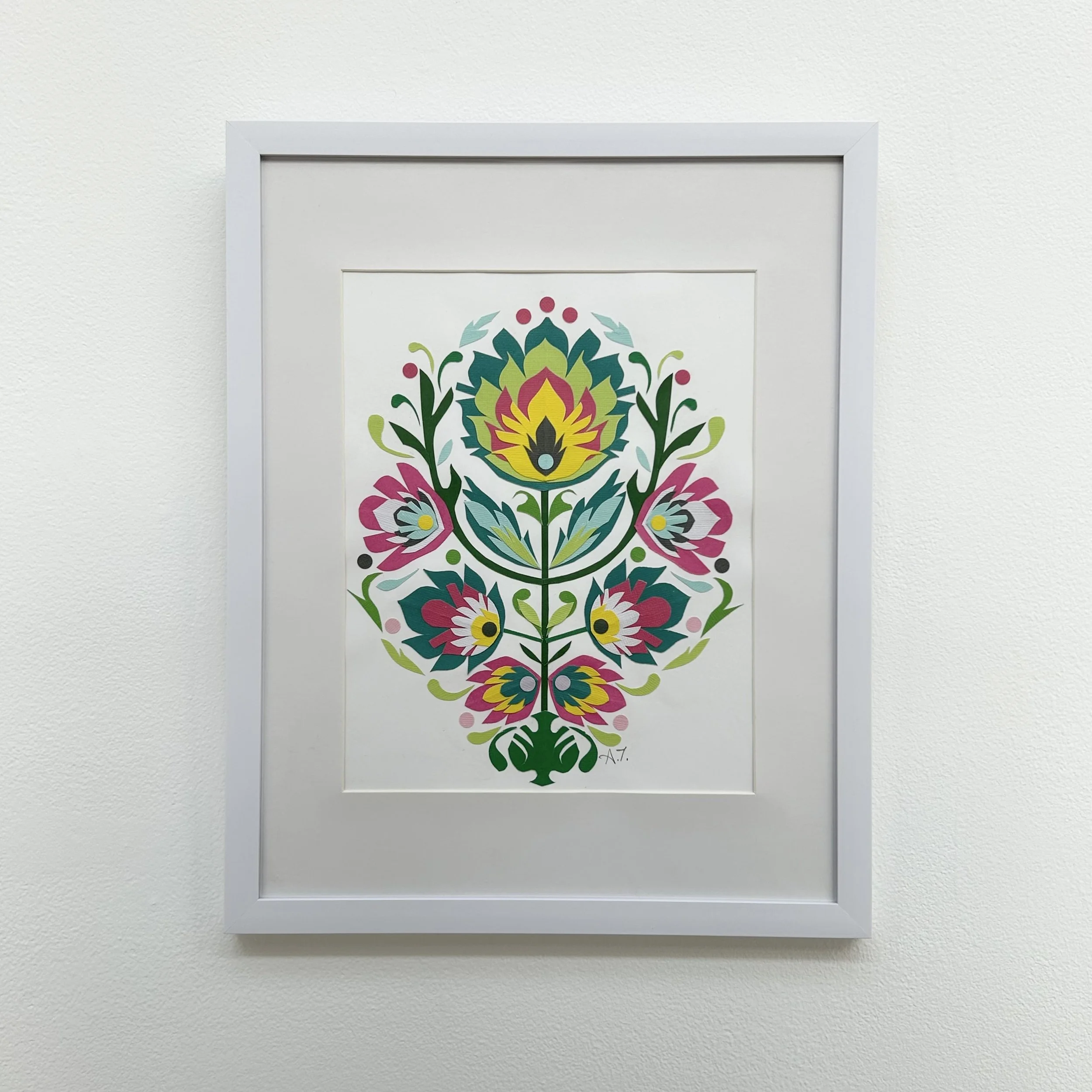Ashley Terpstra: Teal Flower, AET2