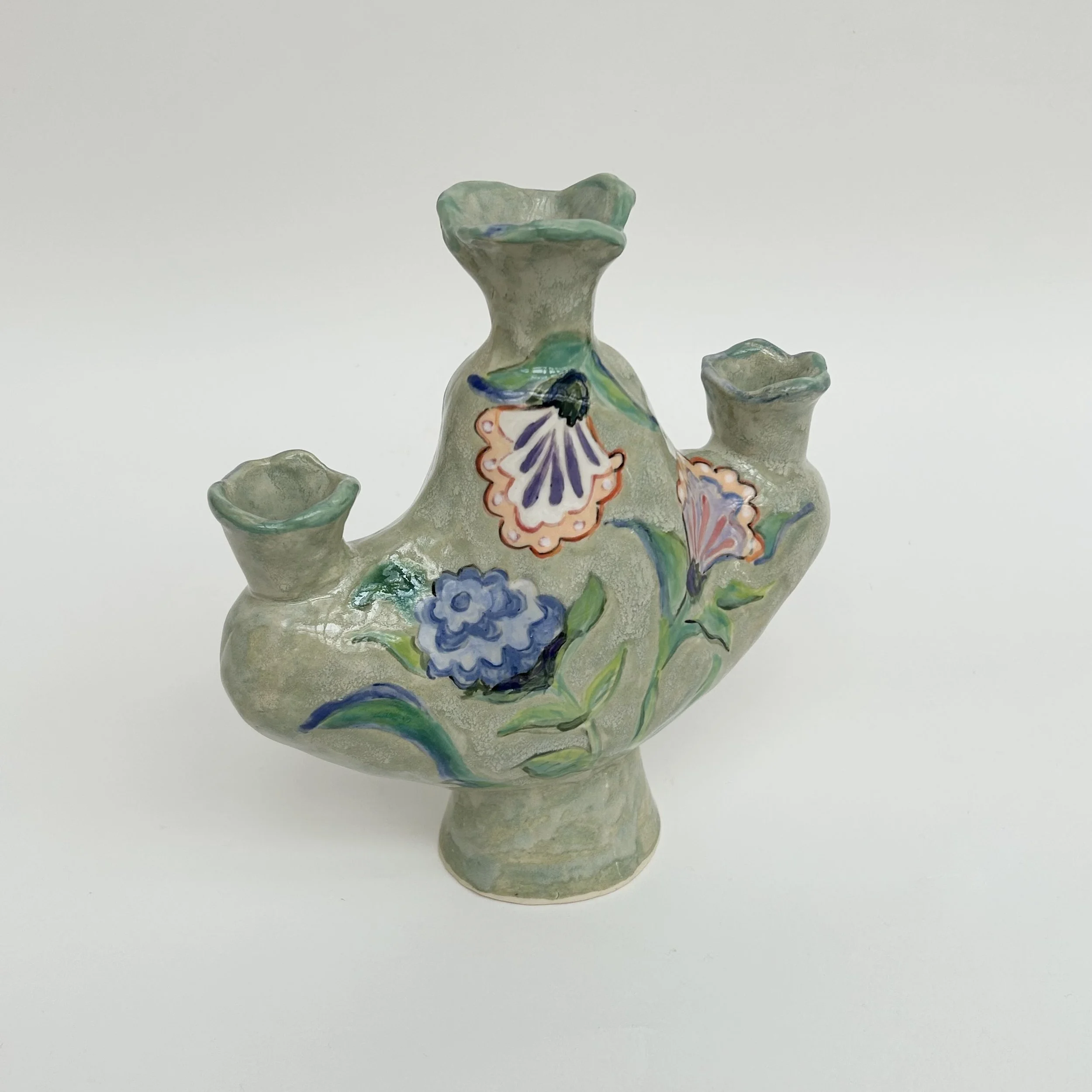 LaRanda Hutchins: Candlelabra mint green, LGH7