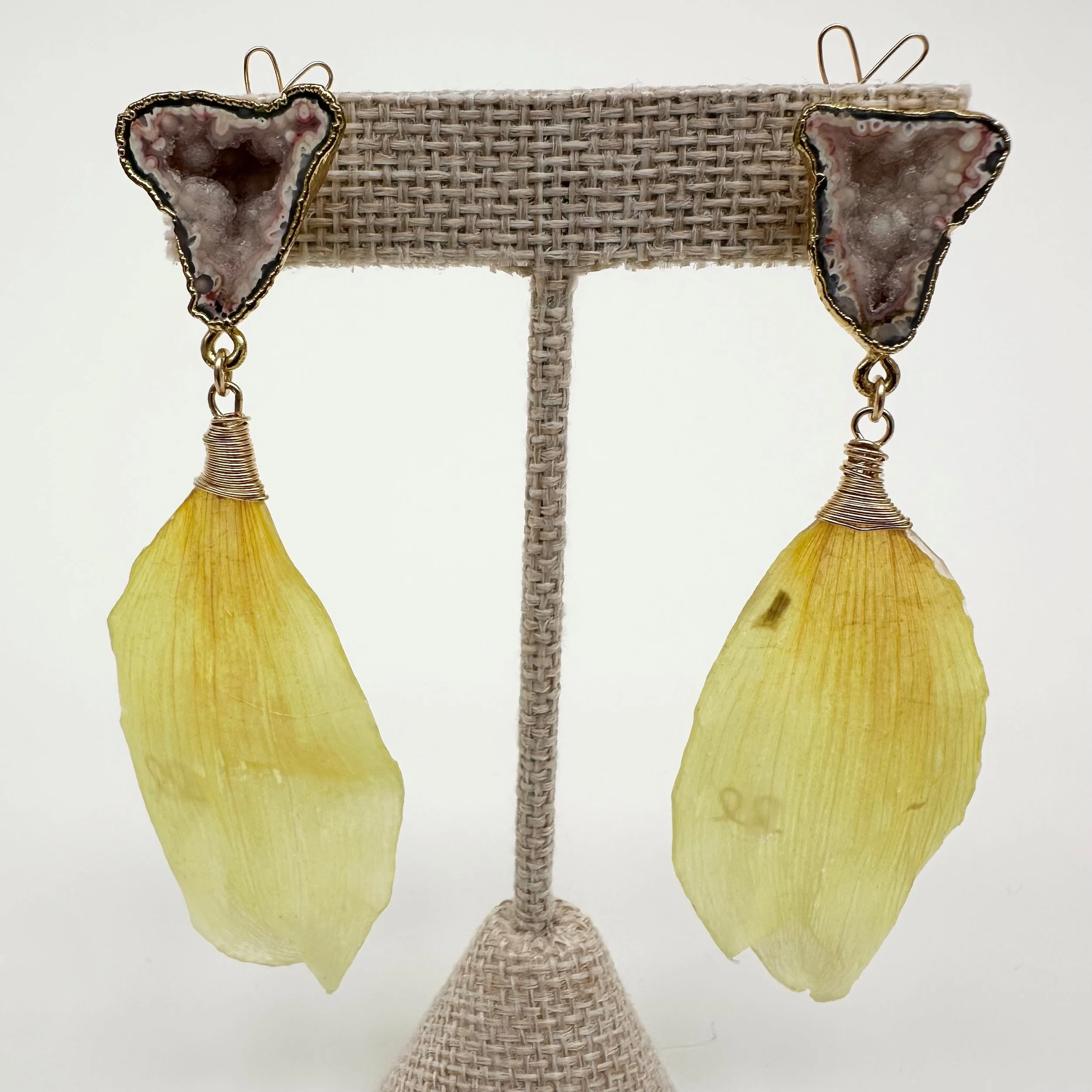 Hillary Jackson: Yellow Dahlia Petal Drops, HJ31