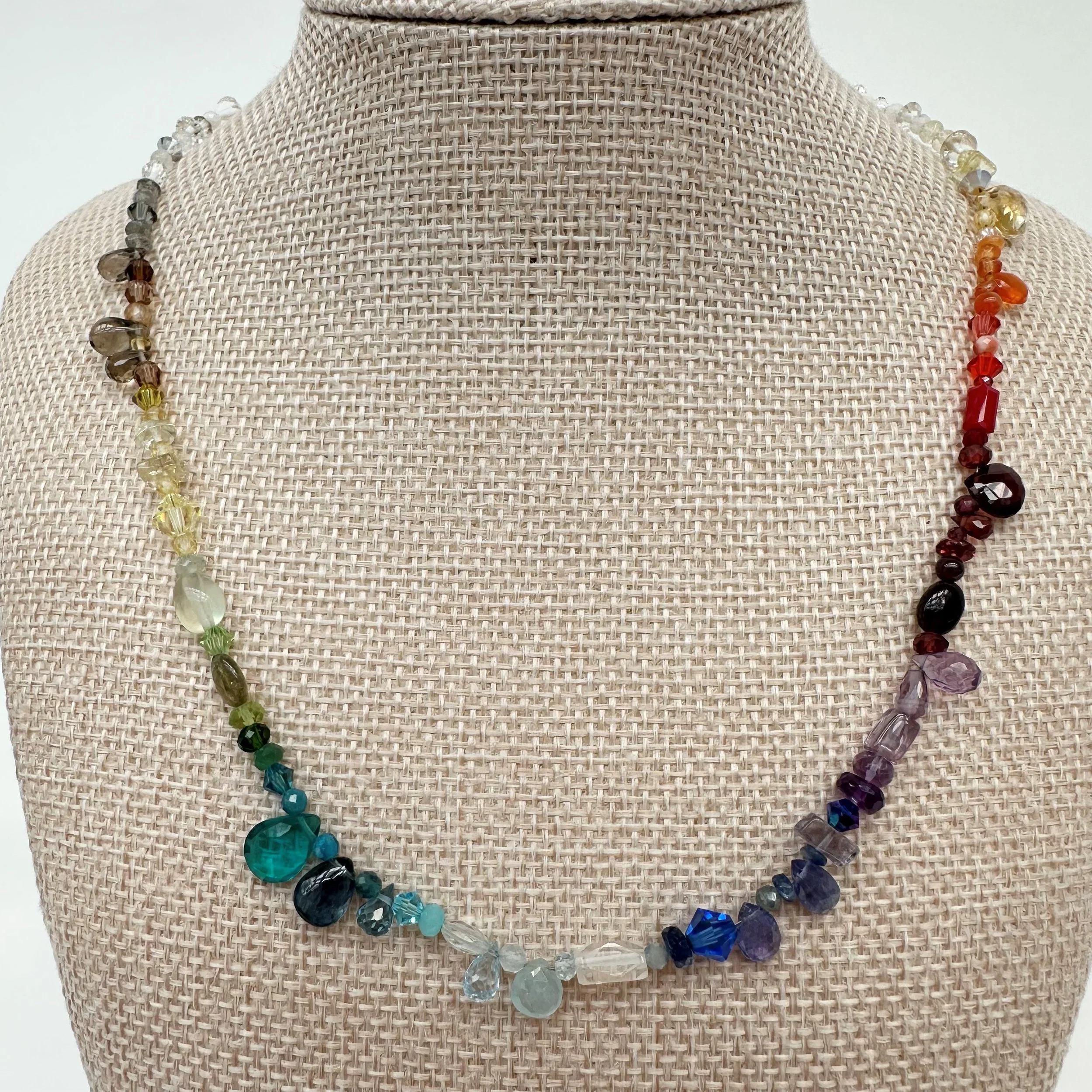 Tiffany Stroh: Dainty Rainbow Necklace, TAS7