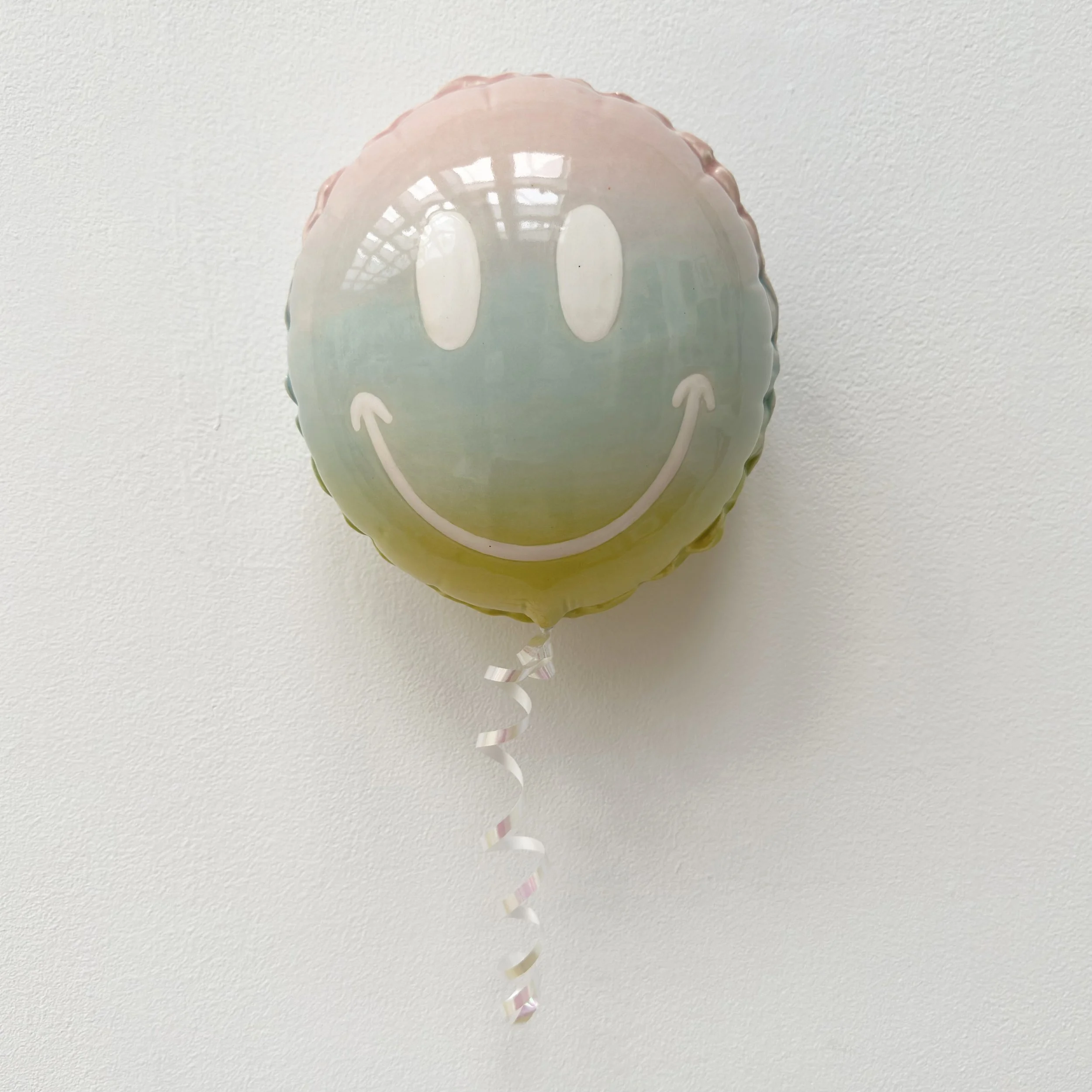 Maddison Graybill: Smiley Balloon: Pink/Baby Blue/Green, MMG91