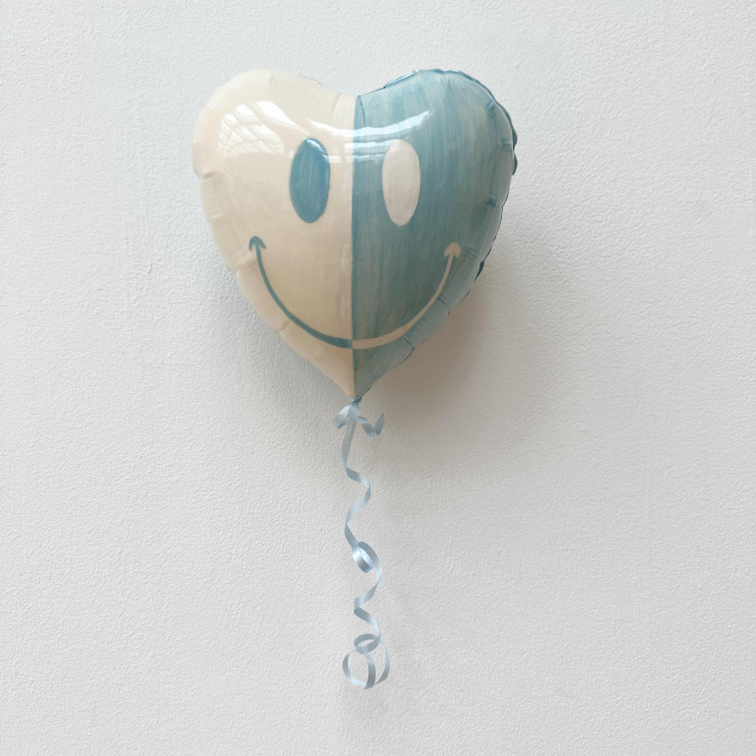 Maddison Graybill: Blue Two Tone Heart, MMG94