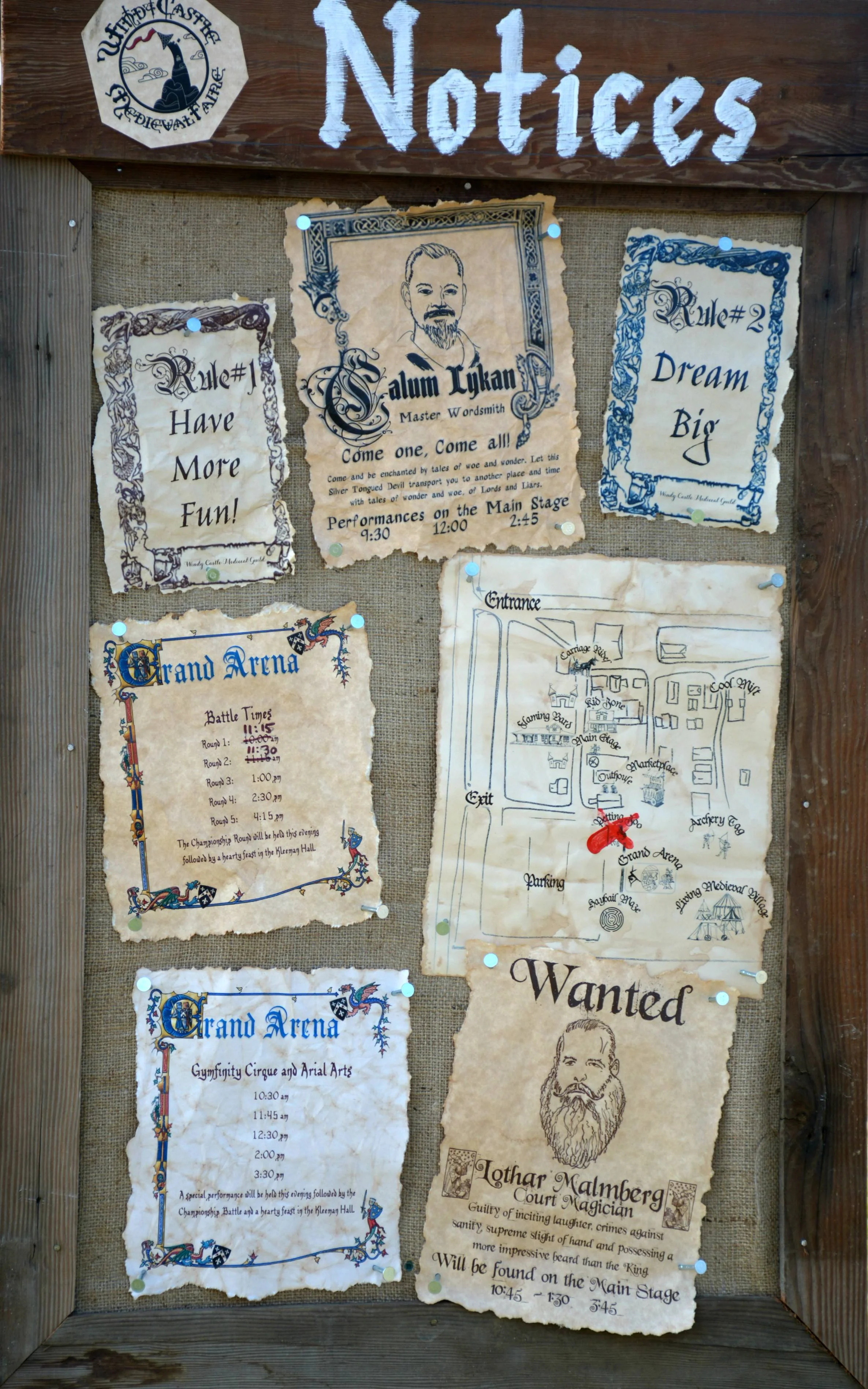 2018 Notice Board