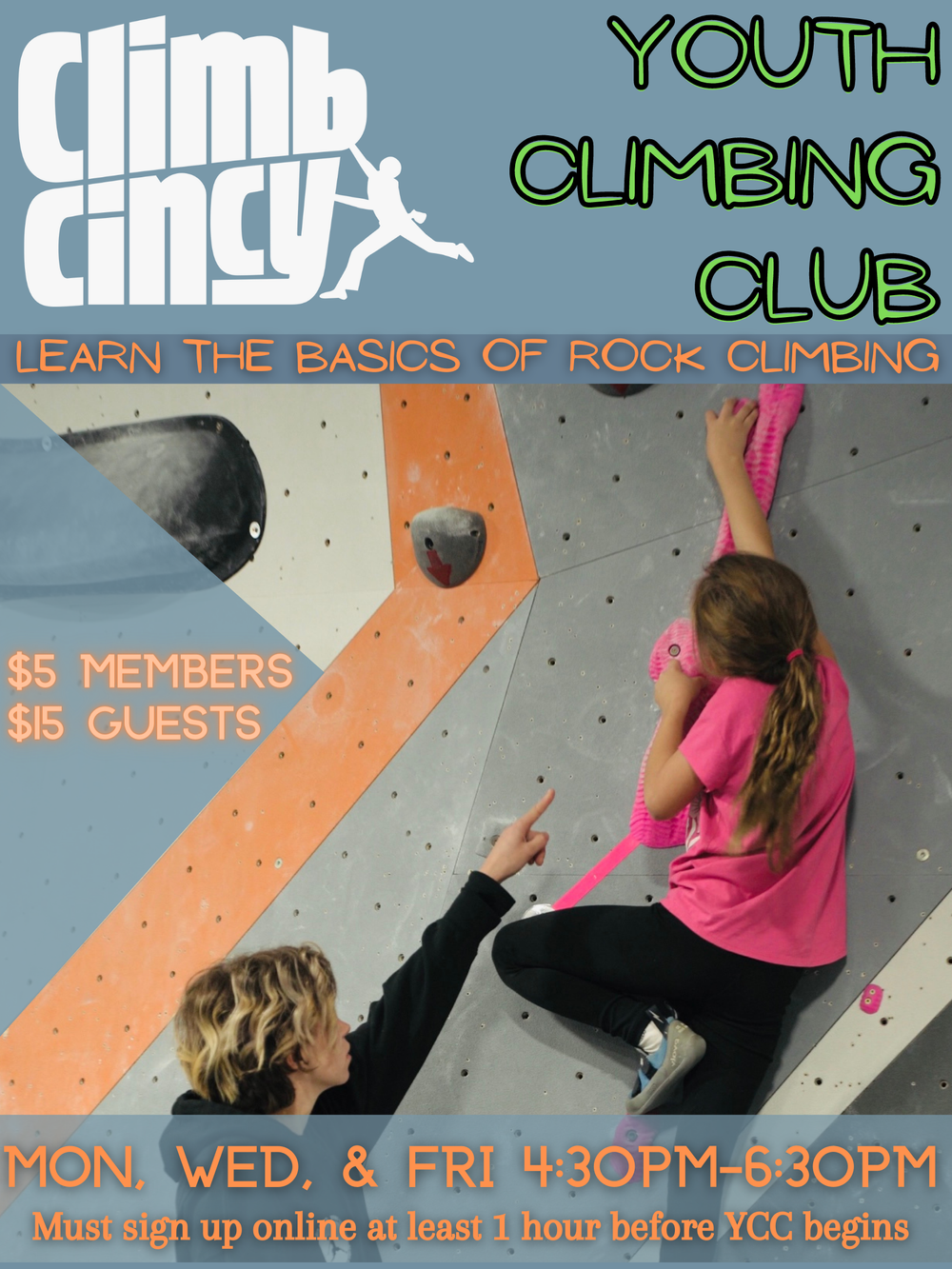 Youth Climbing Club — Climb Cincy