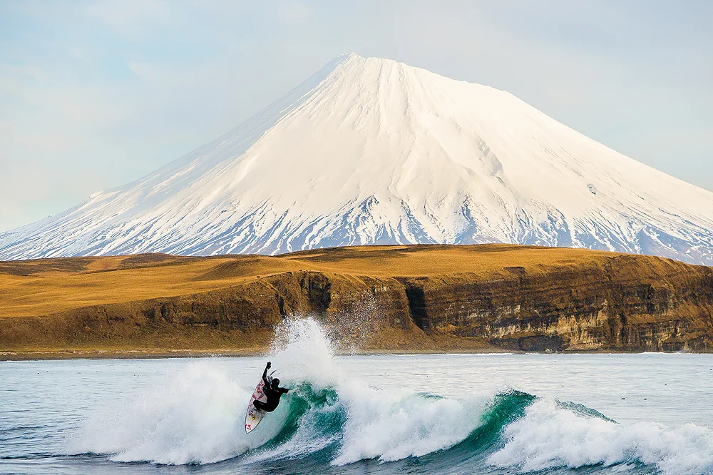 Antes de largar a fotografia de surf, Burkard produzia imagens como essa, clickada nas Ilhas Aleutas.