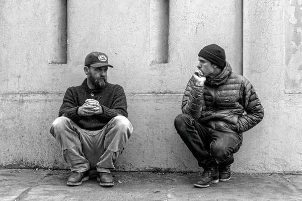 Chris Malloy, à esquerda. Foto Patagonia
