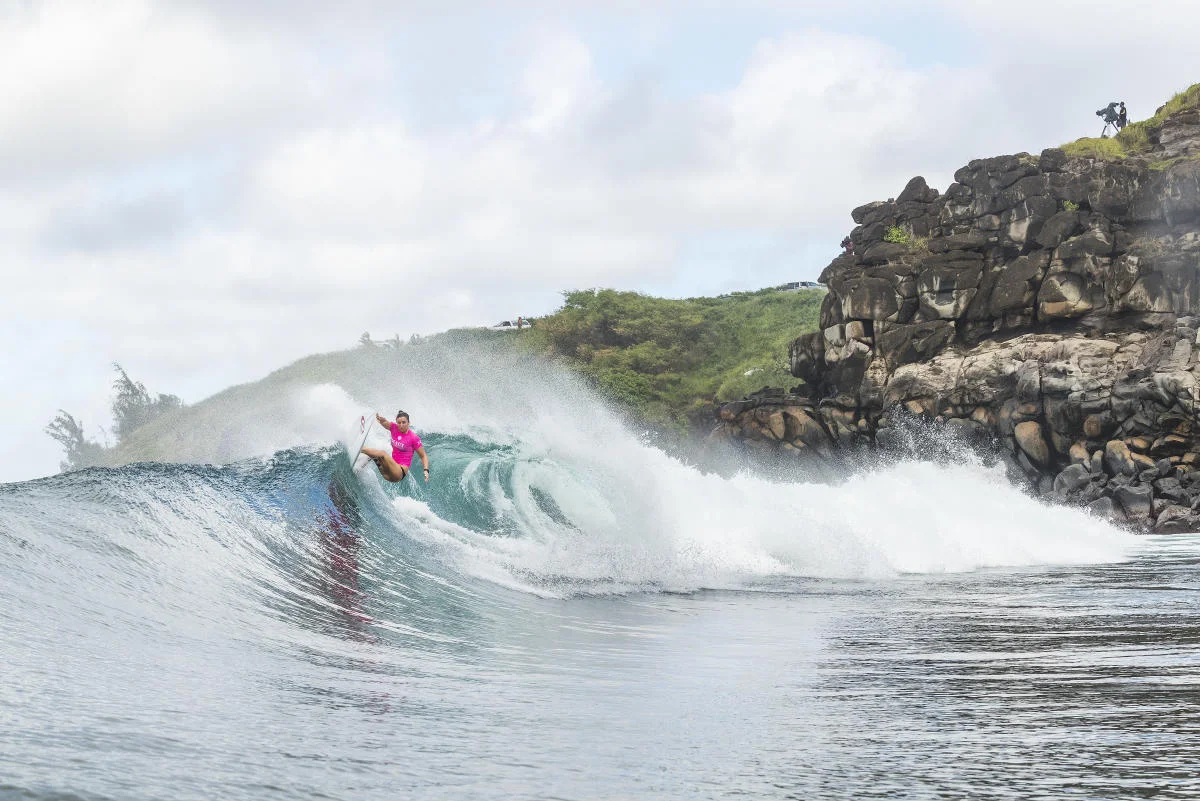 Honolua quebrou perfeita para a última etapa do CT feminino - que termina amanhã. Foto WSL