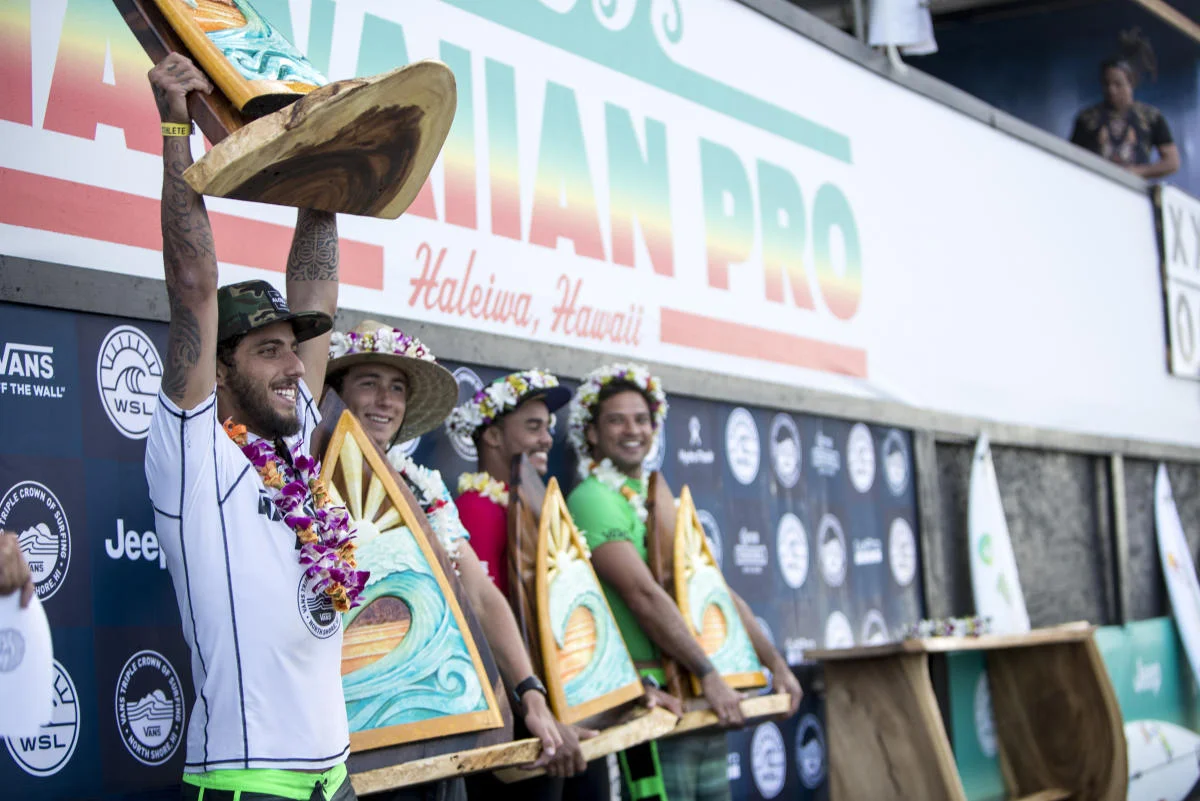 A última vitória importante de Filipinho não faz tanto tempo assim. Foto: WSL